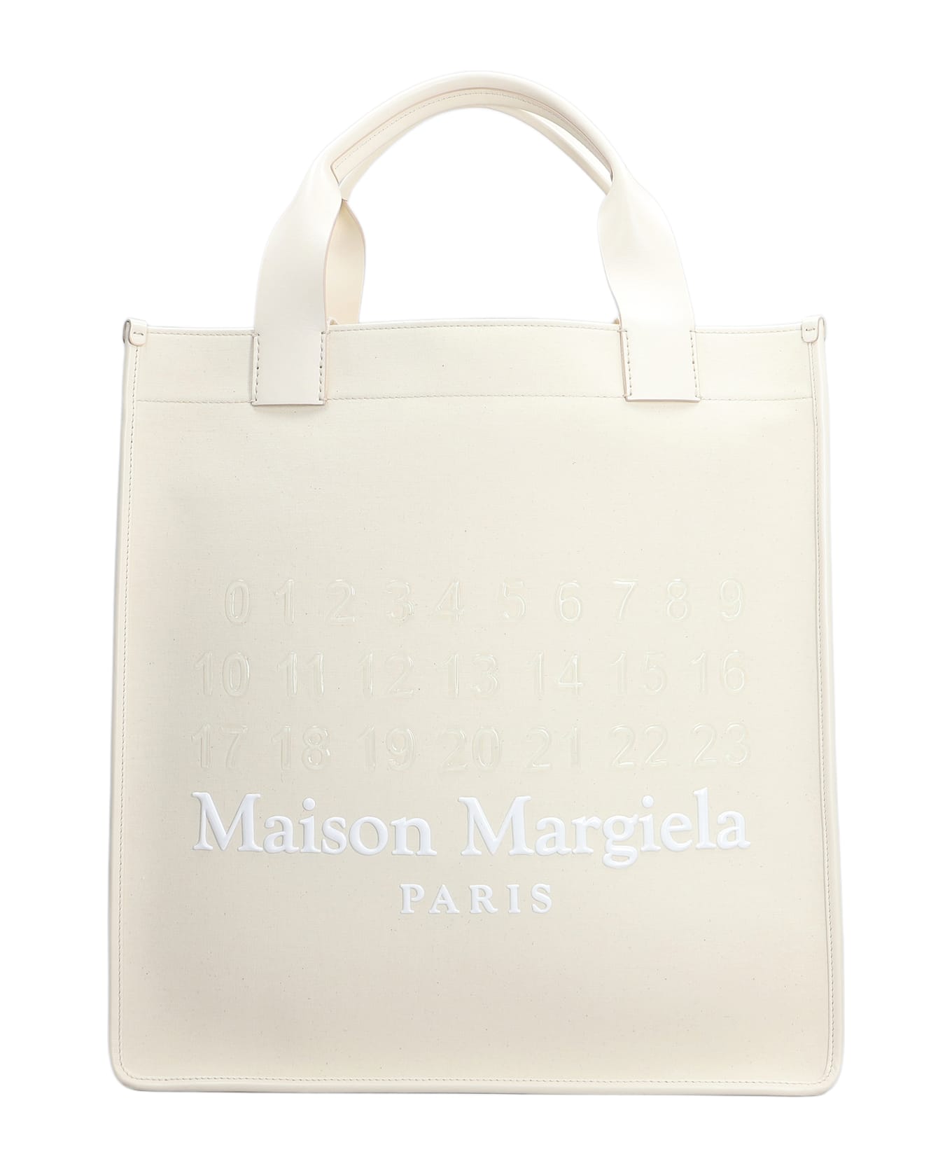 Maison Margiela Tote In Beige Cotton - TOILE NATURAL