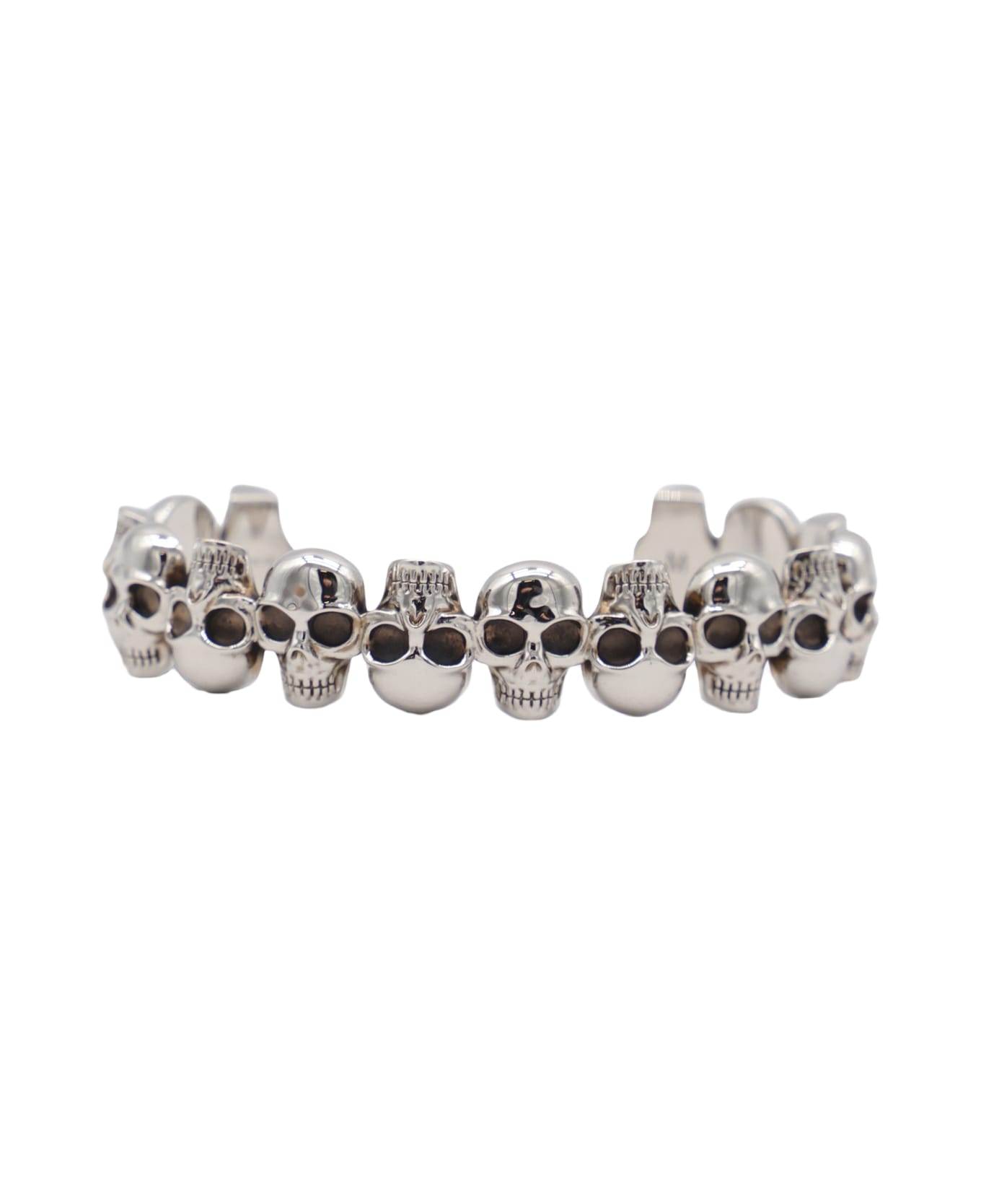 Alexander McQueen Silver Brass Bracelet - Silver