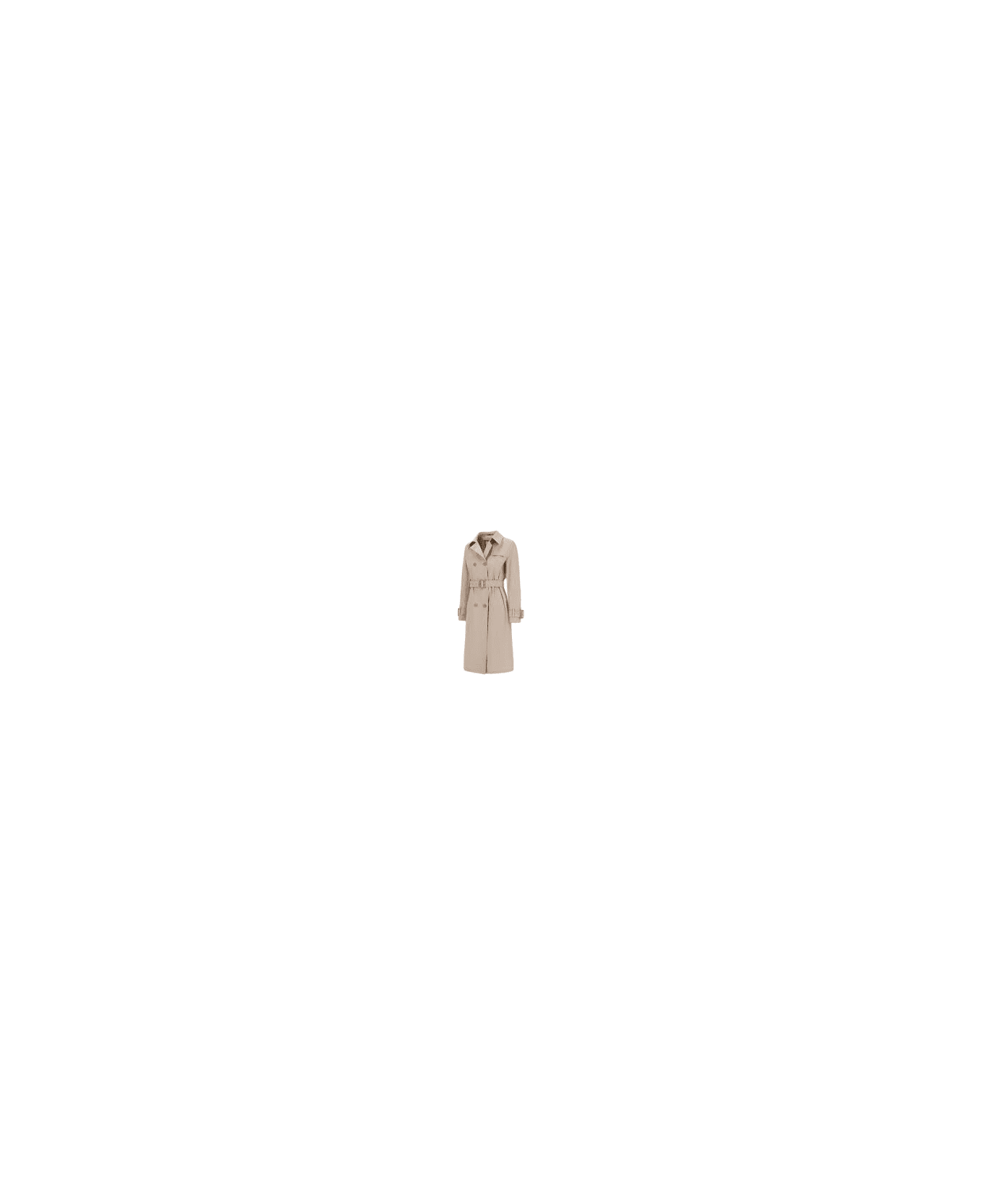 Herno Trench D.petto Delon Dett. - Crema
