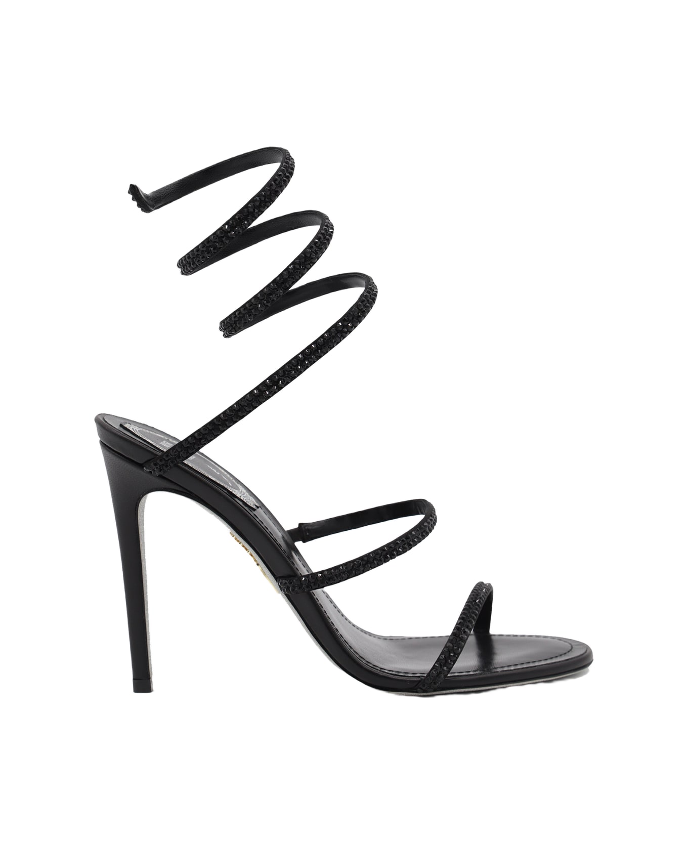 René Caovilla Black Sandals - Black