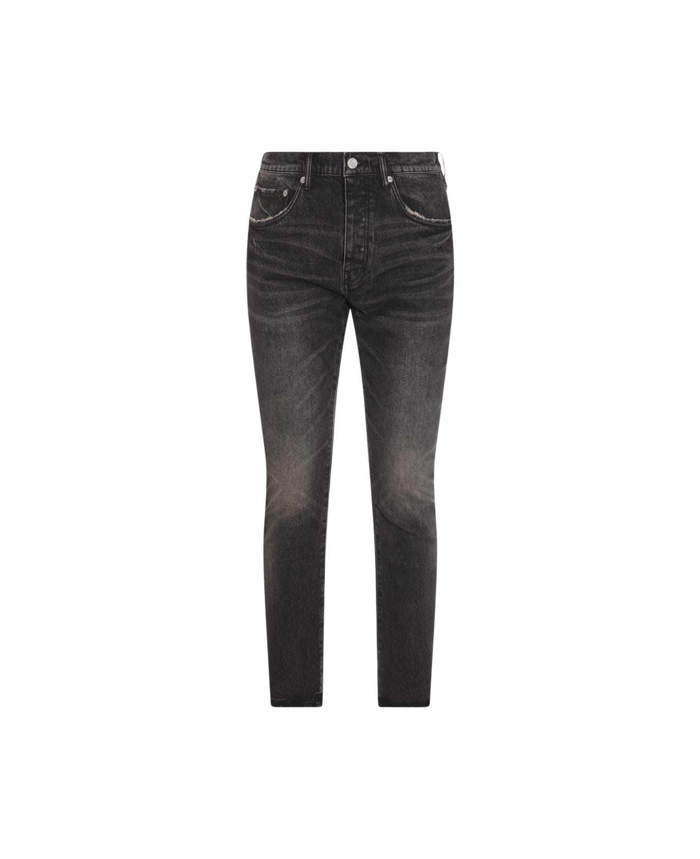 Purple Brand Dark Grey Skinny Tinted Jeans - Black