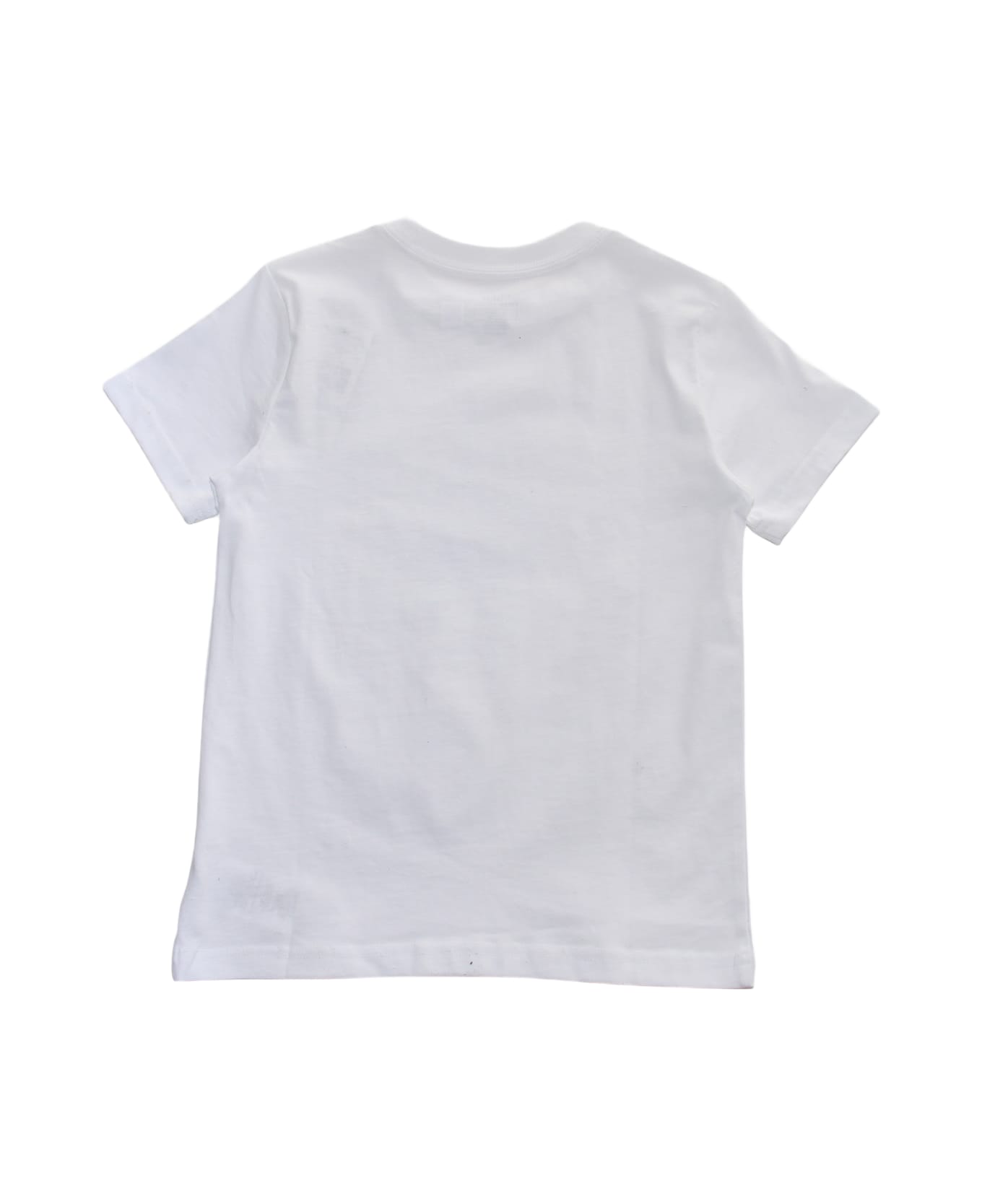 Ralph Lauren White Multicolour Cotton T-shirt - Bianco
