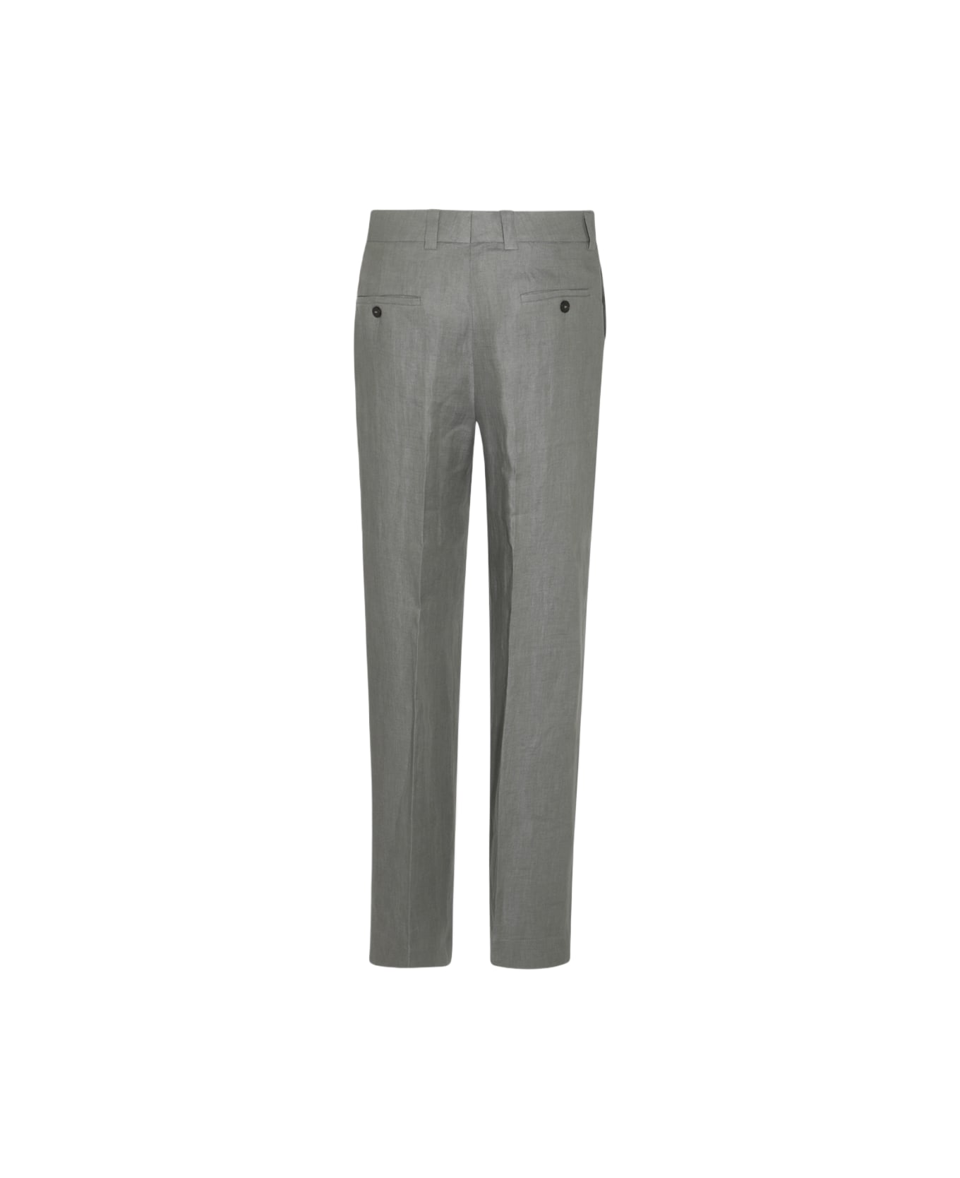 Incotex Grey Linen Pants