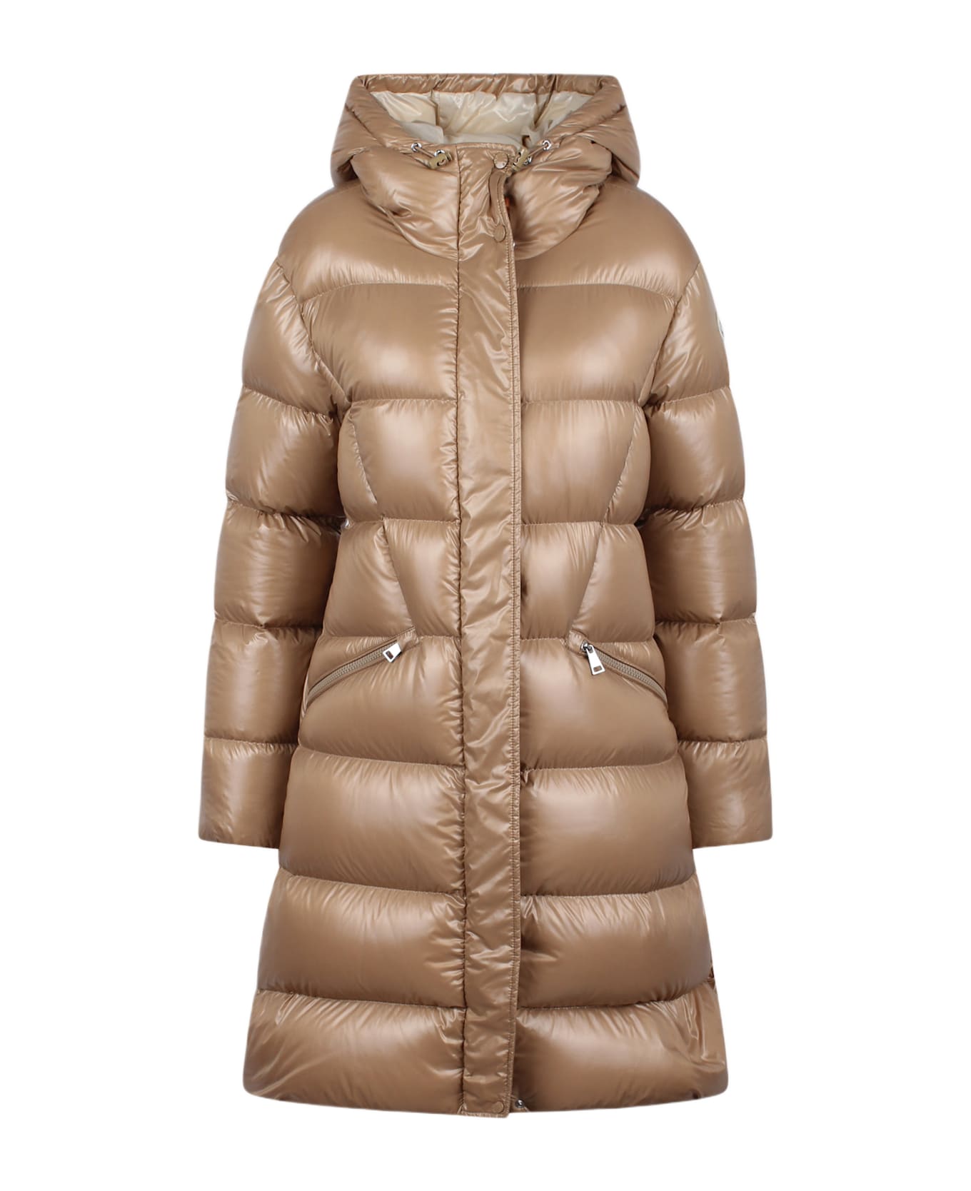 Moncler 'bellevue' Long Down Jacket