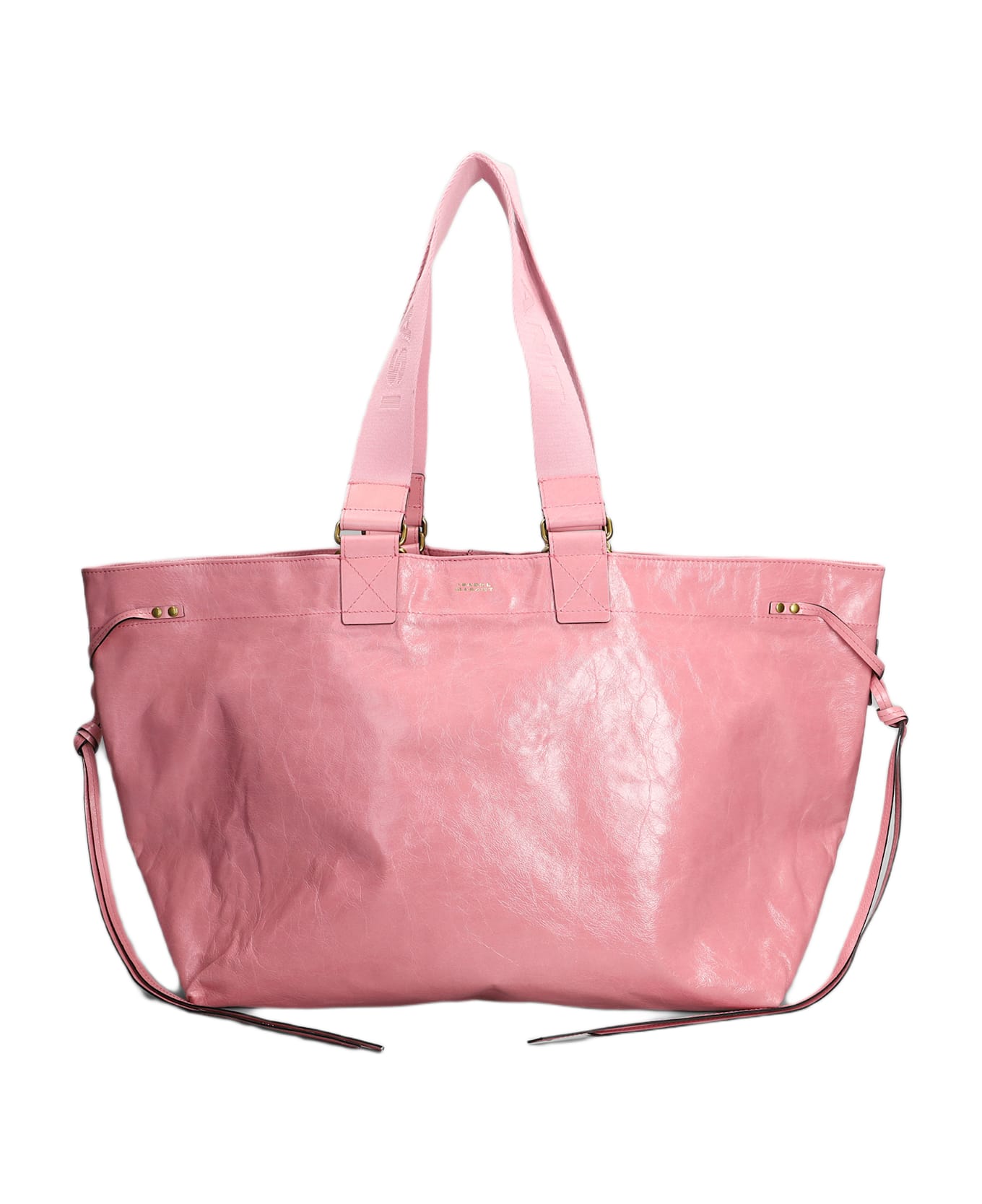 Isabel Marant Wardy Tote In Rose-pink Leather - rose-pink