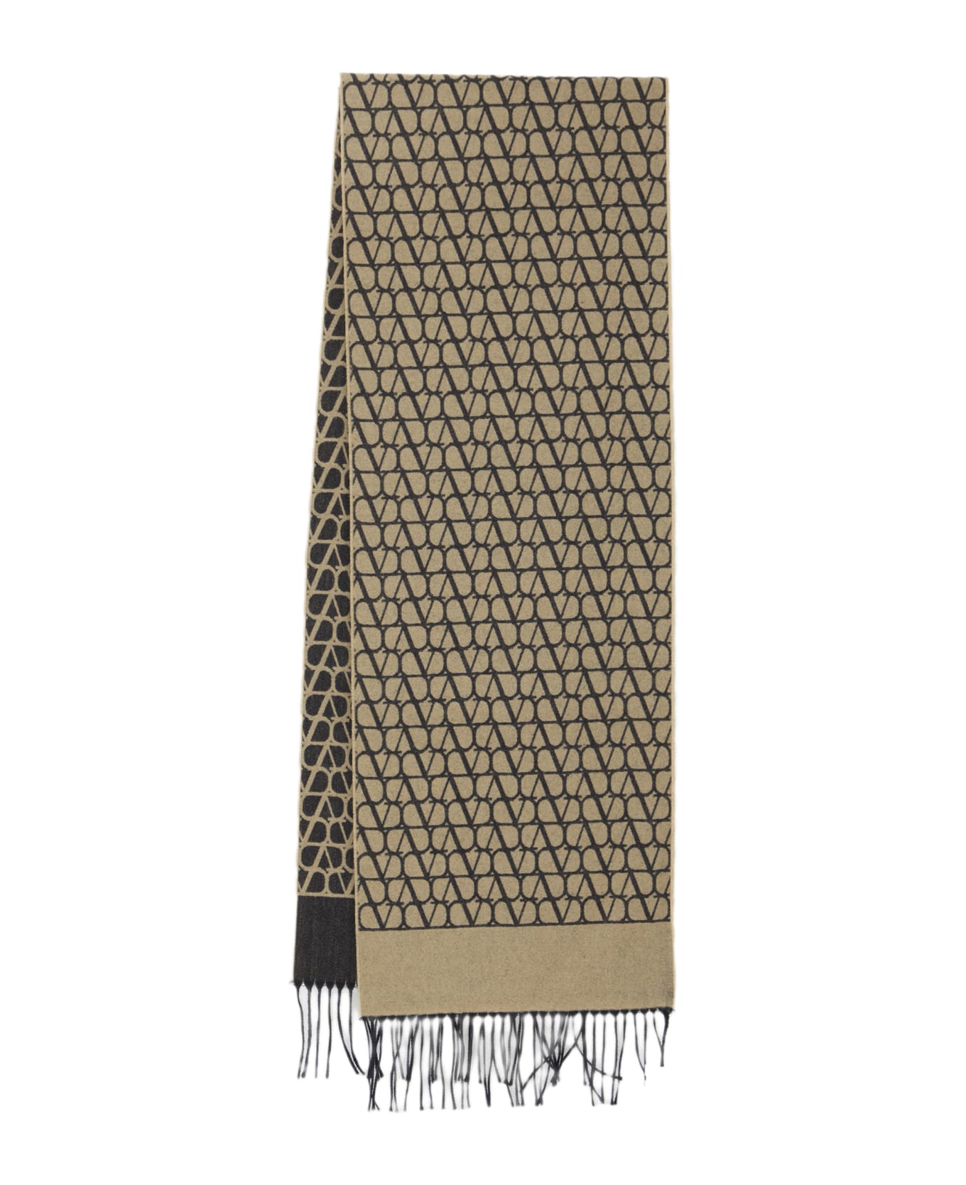 Valentino Garavani Toile Iconographe Scarf - BEIGE