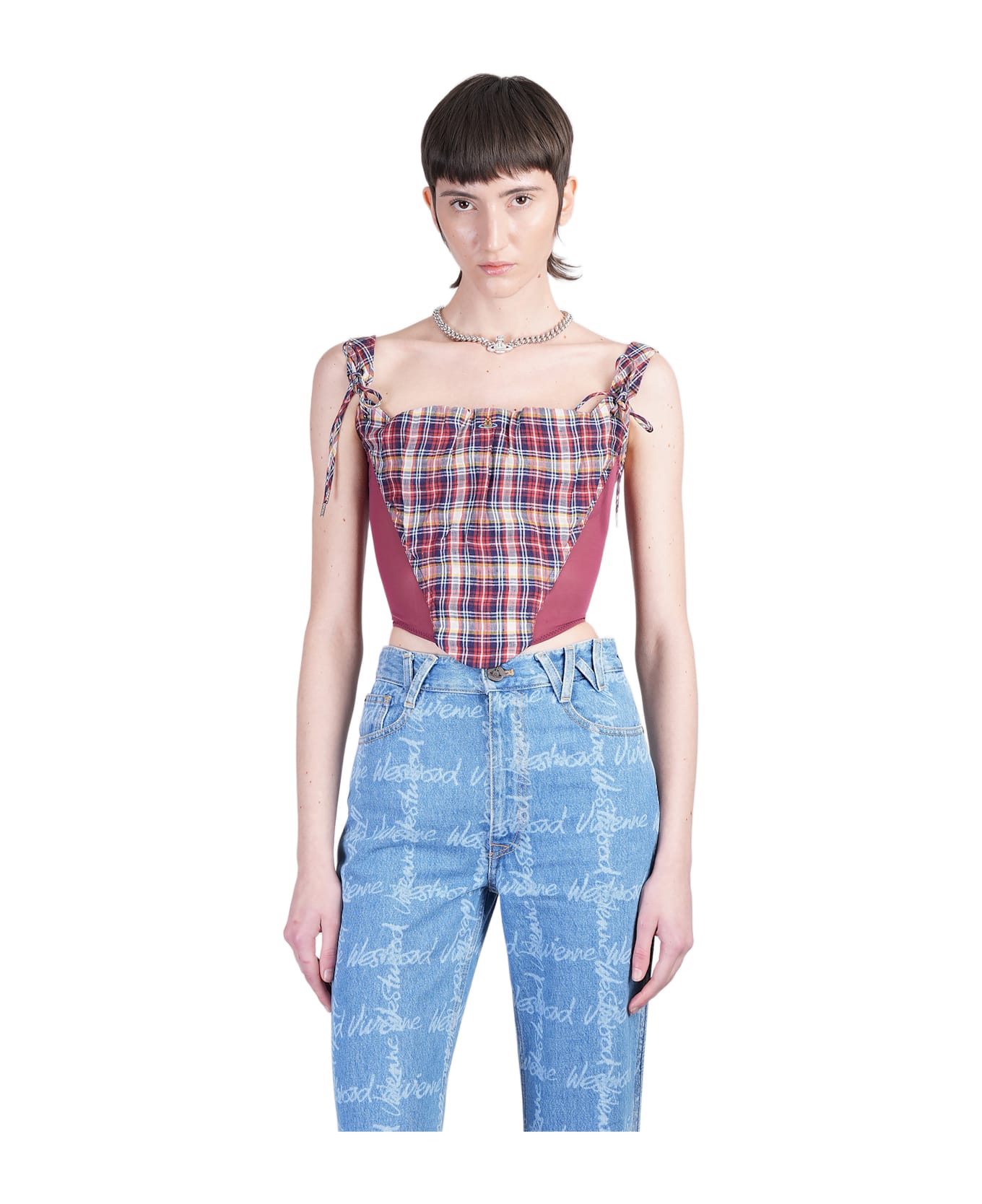 Vivienne Westwood Puppy Topwear In Multicolor Linen - multicolor