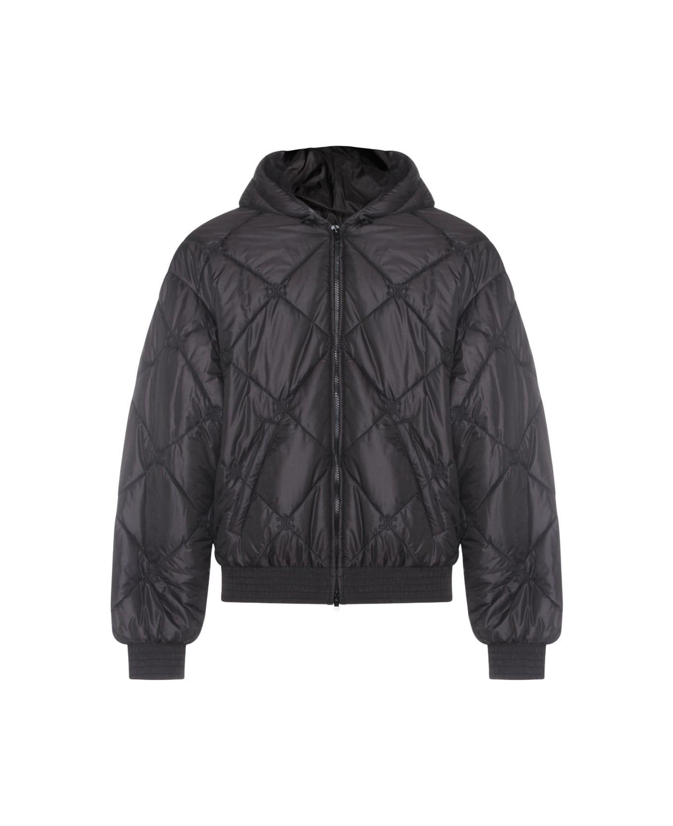 Celine Black Puffer Down Jacket - Black