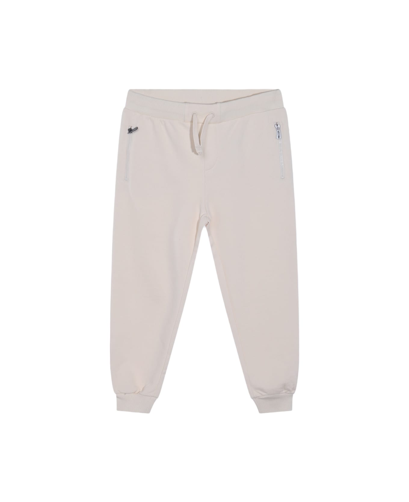 Moschino Ivory Cotton Pants - White
