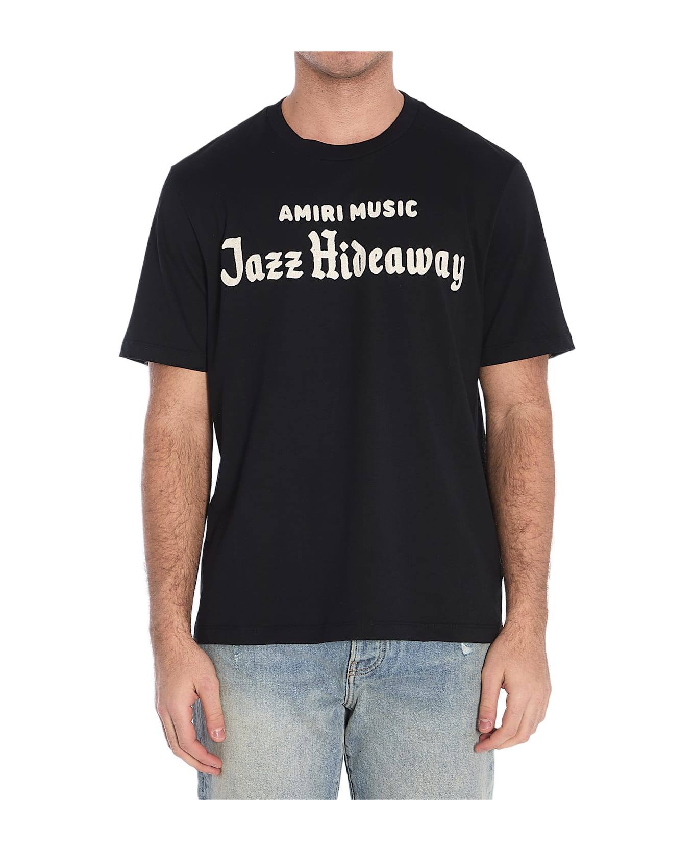 AMIRI Jazz Hide T-shirt - BLACK/WHITE