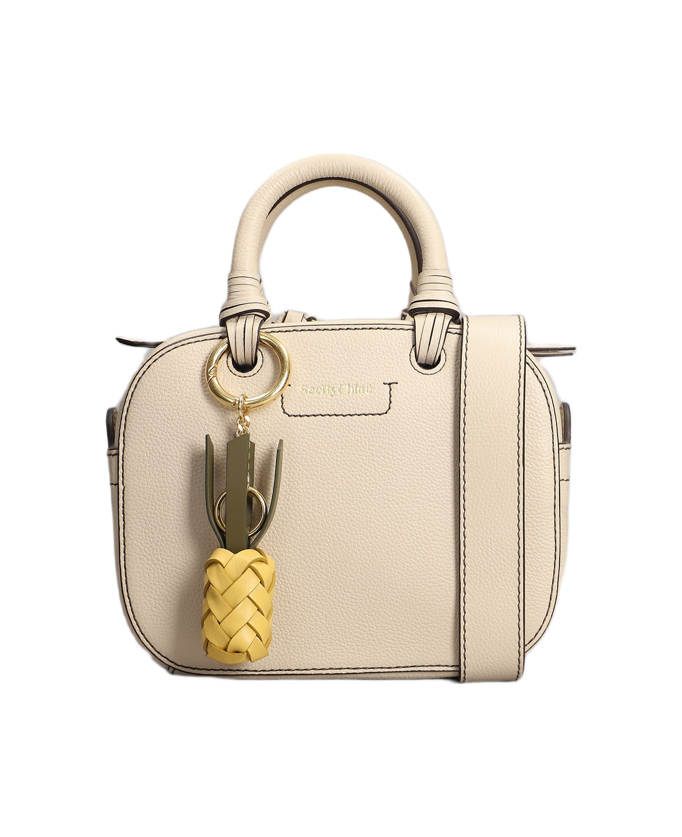See by Chloé Cecilya Hand Bag In Beige Leather - beige