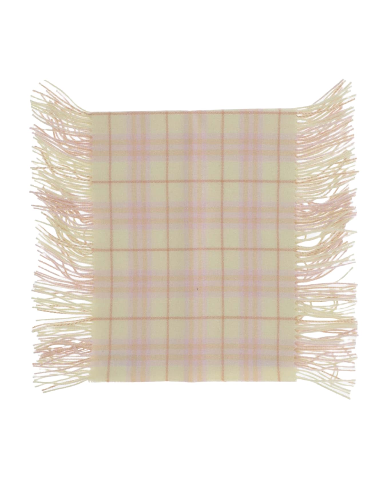Burberry Cashmere Check Scarf - Red スカーフ