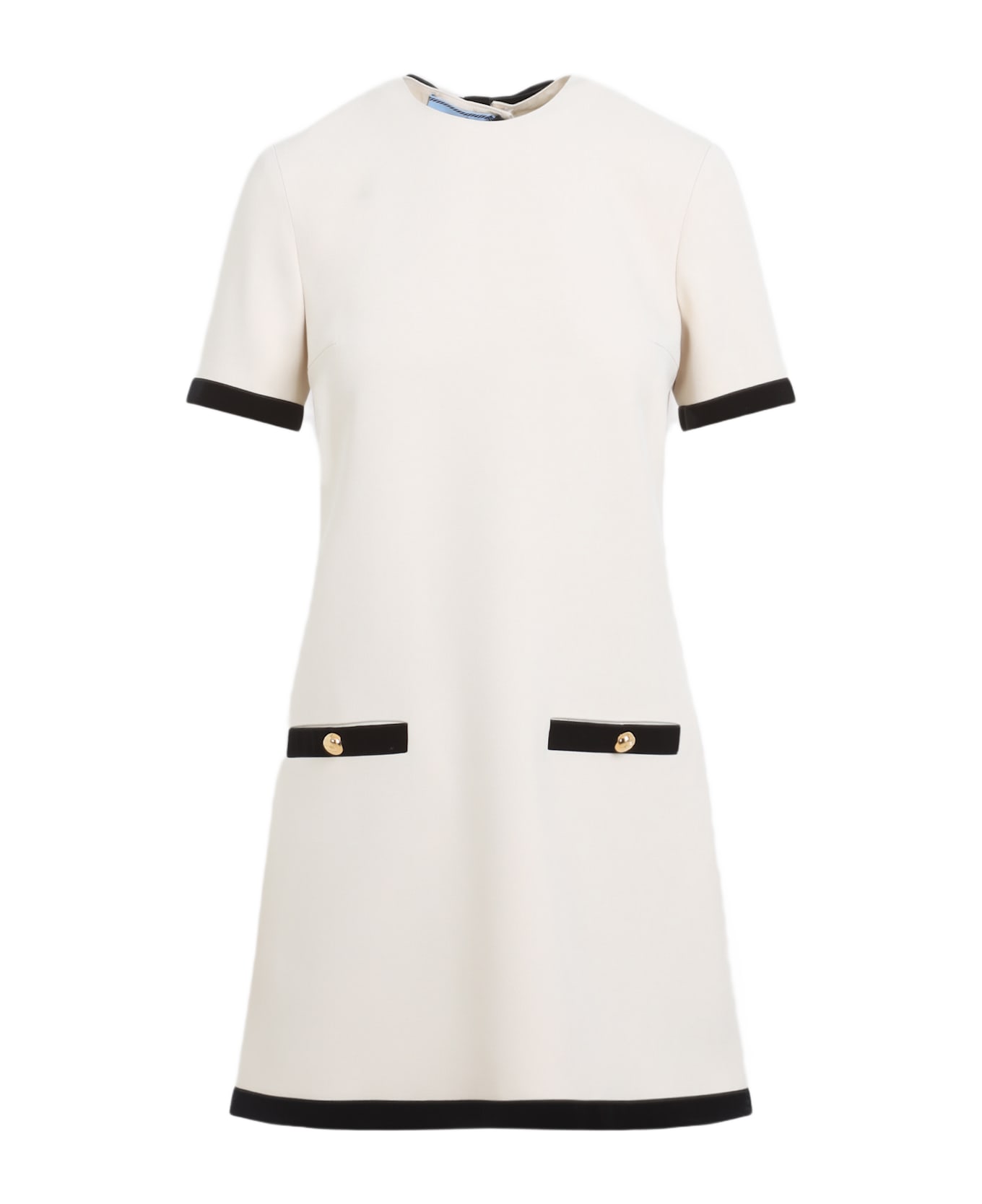 Prada Sablè Mini Dress - Naturale