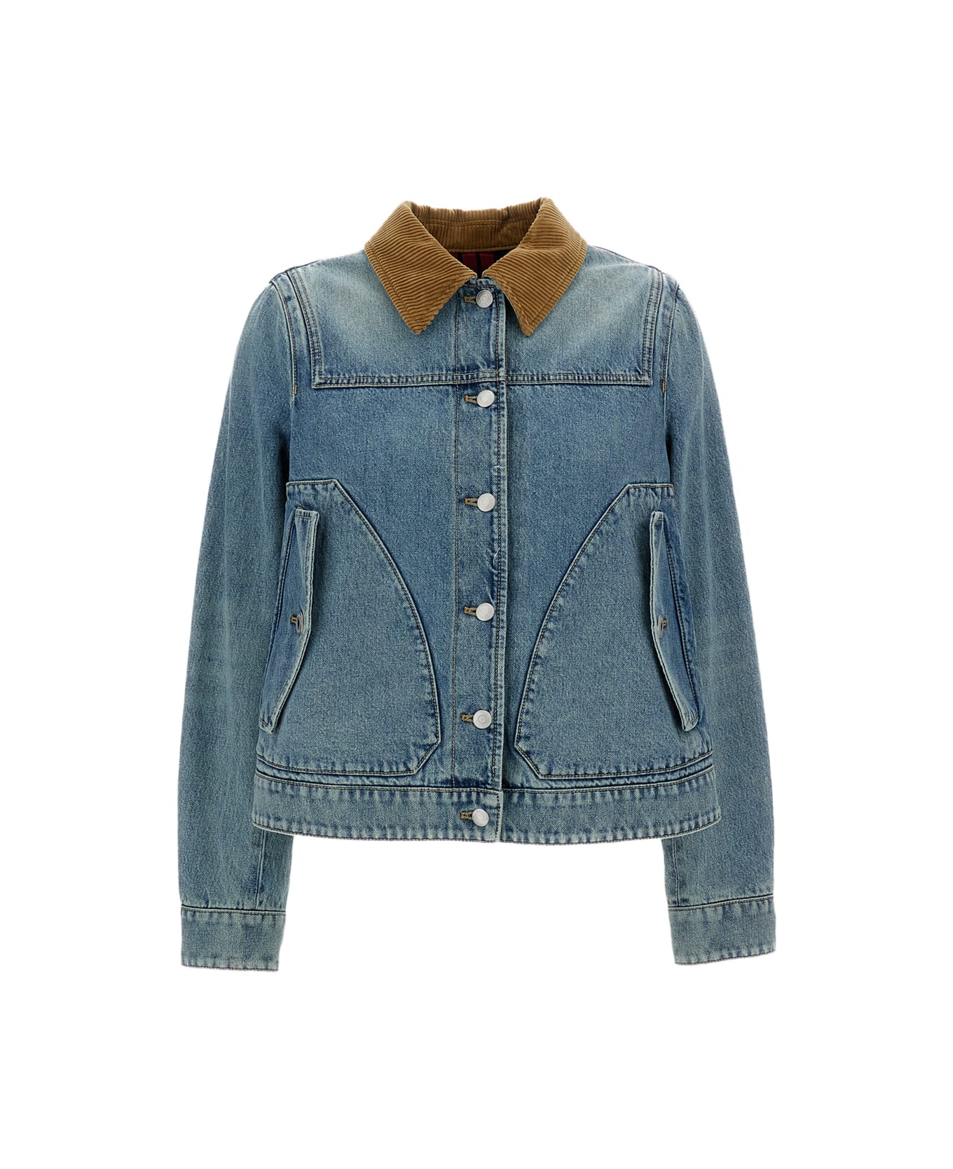 Alexander McQueen Denim Jacket - Clear Blue