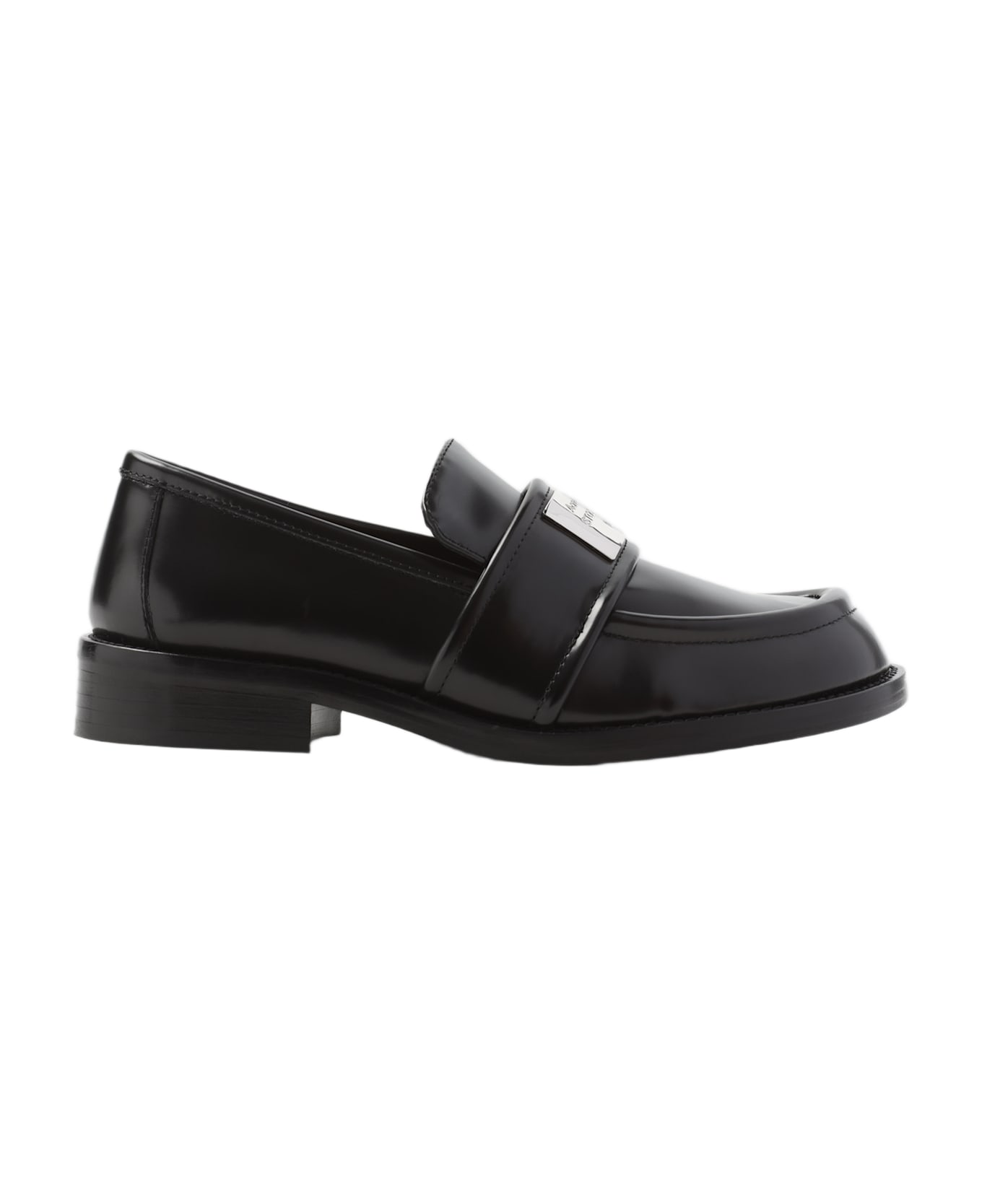 Acne Studios Black Leather Loafers - Black