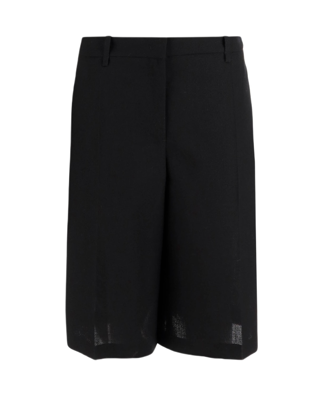 Jil Sander Wool Short Pants - Black
