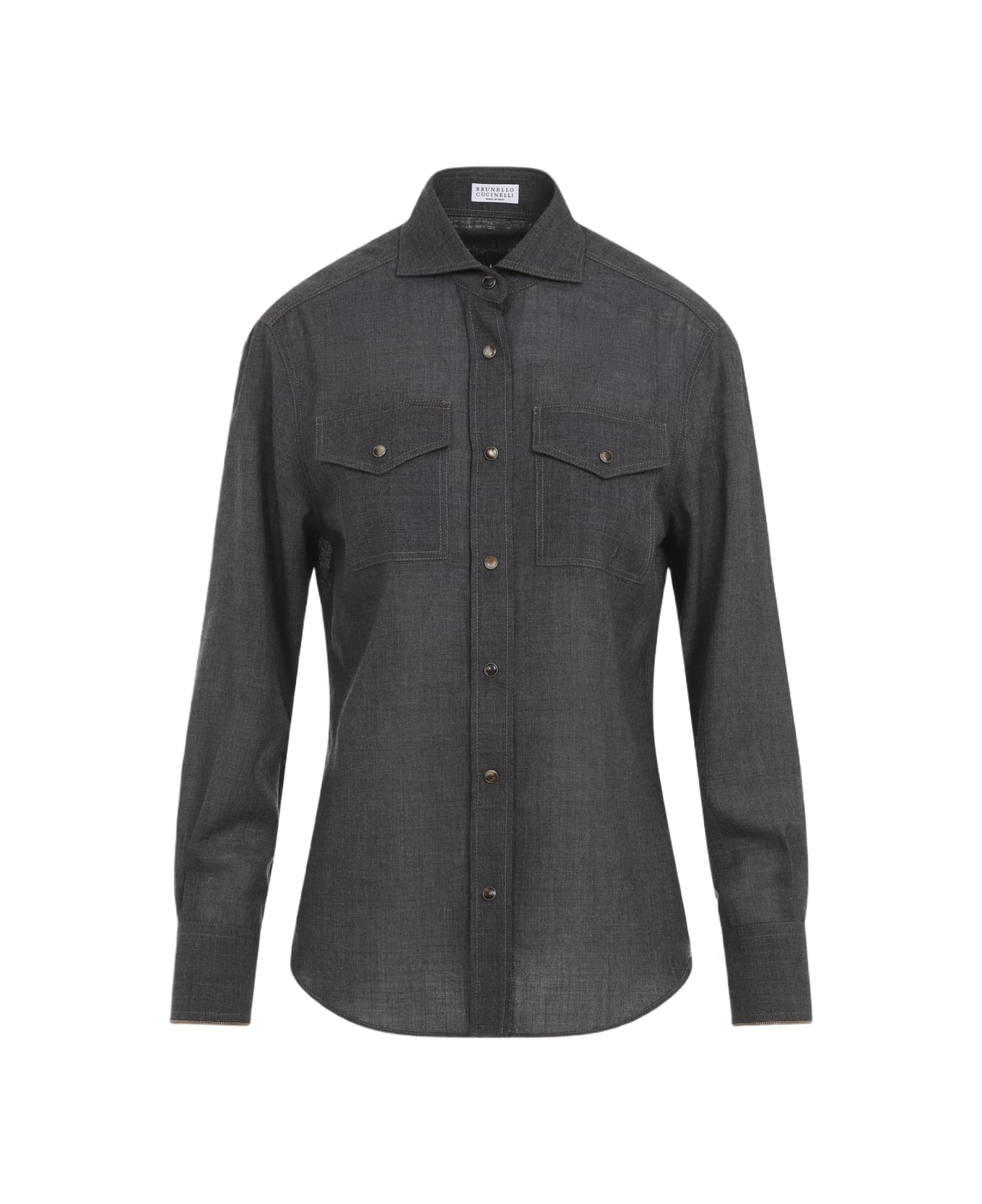 Brunello Cucinelli Shirt - Grigio Scuro