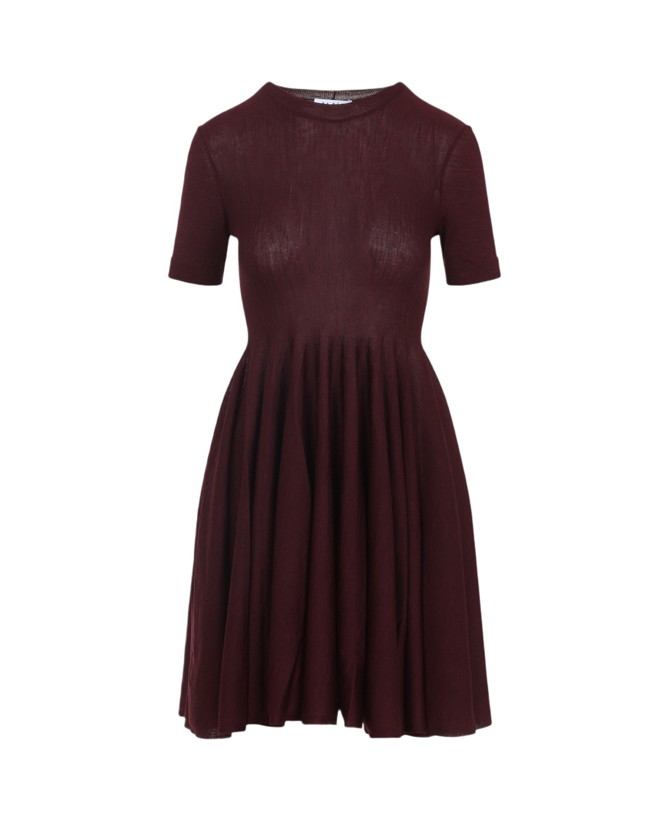 Alaia Alaïa Skater Dress - Aubergine