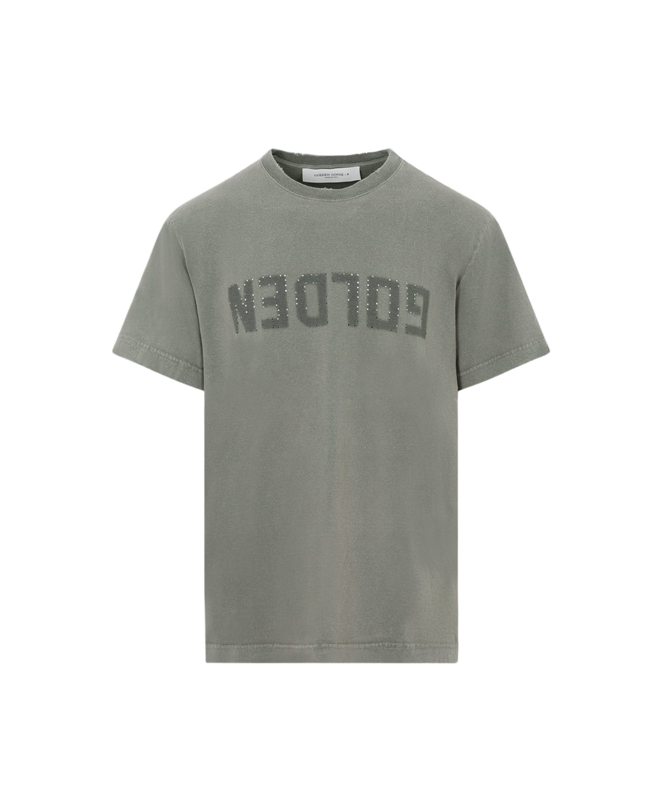 Golden Goose Golden Regular T-shirt - Dusty Olive