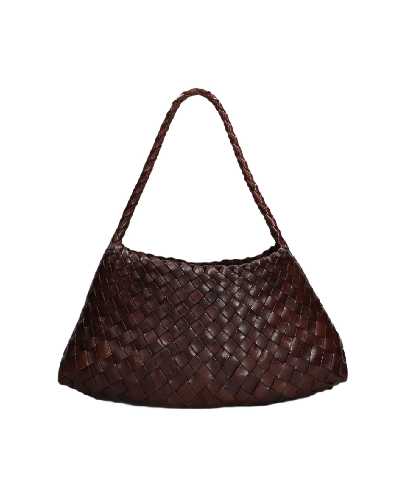 Dragon Diffusion Rosanna Mini Hand Bag In Brown Leather - brown