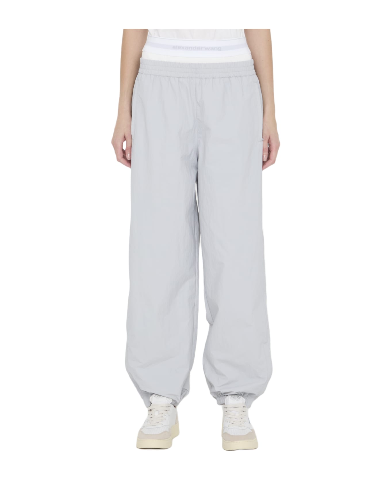 Alexander Wang Track Pants With Pre-styled Underwear - GREY