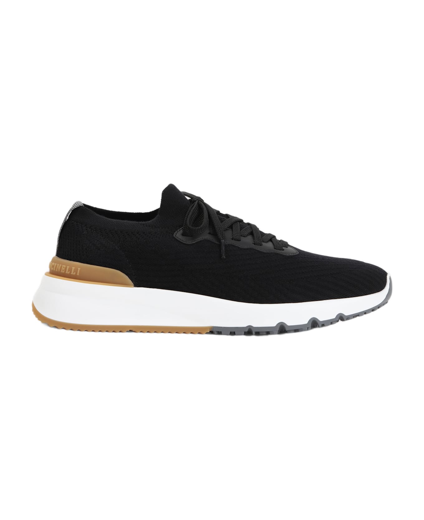 Brunello Cucinelli Knit Sneakers - Nero