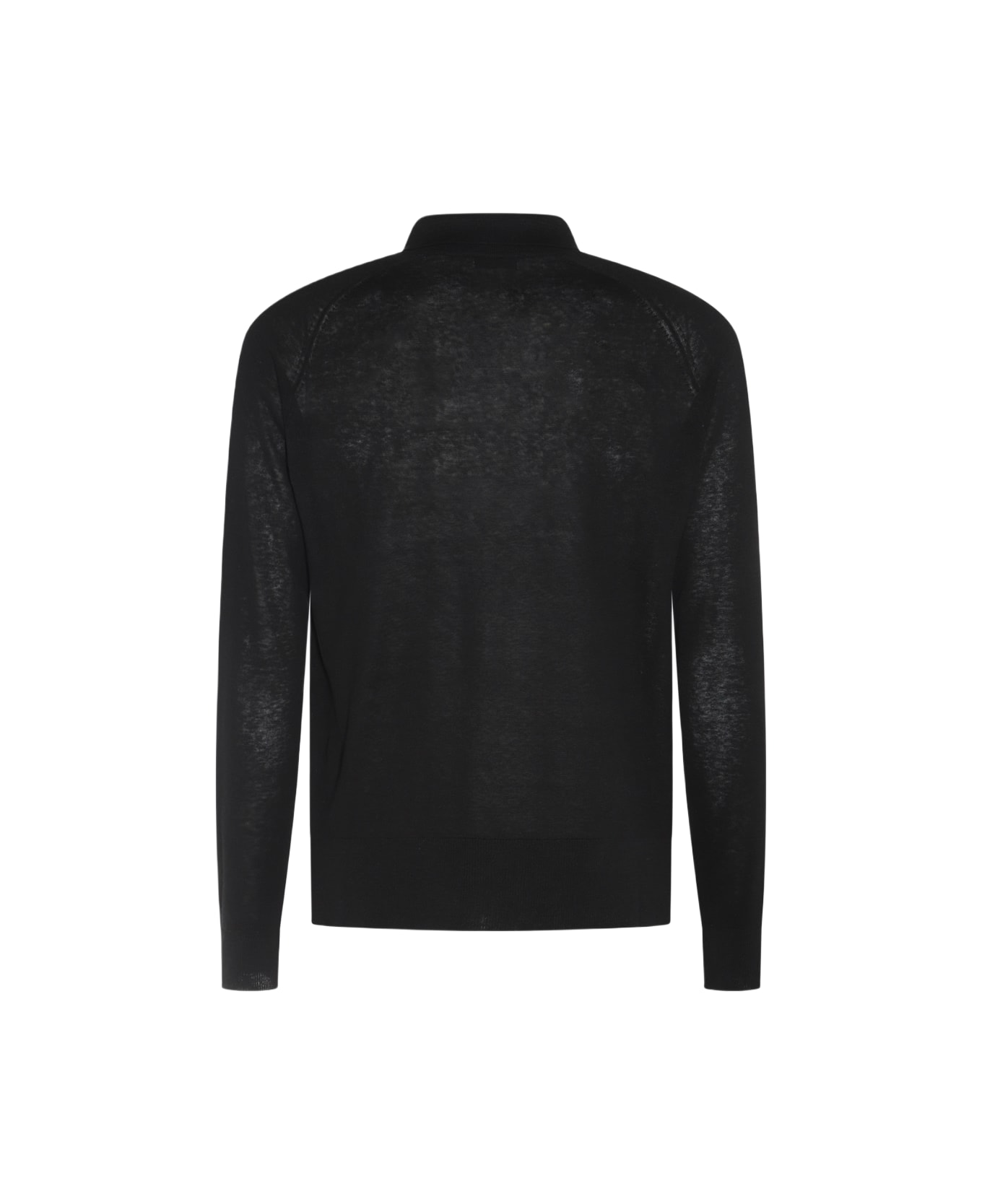 Piacenza Cashmere Black Silk Knitwear - Black