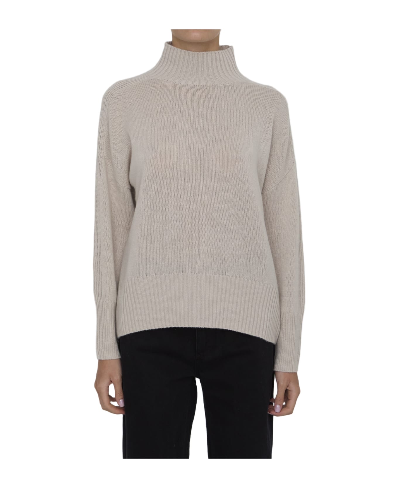 Allude Cashmere Jumper - BEIGE