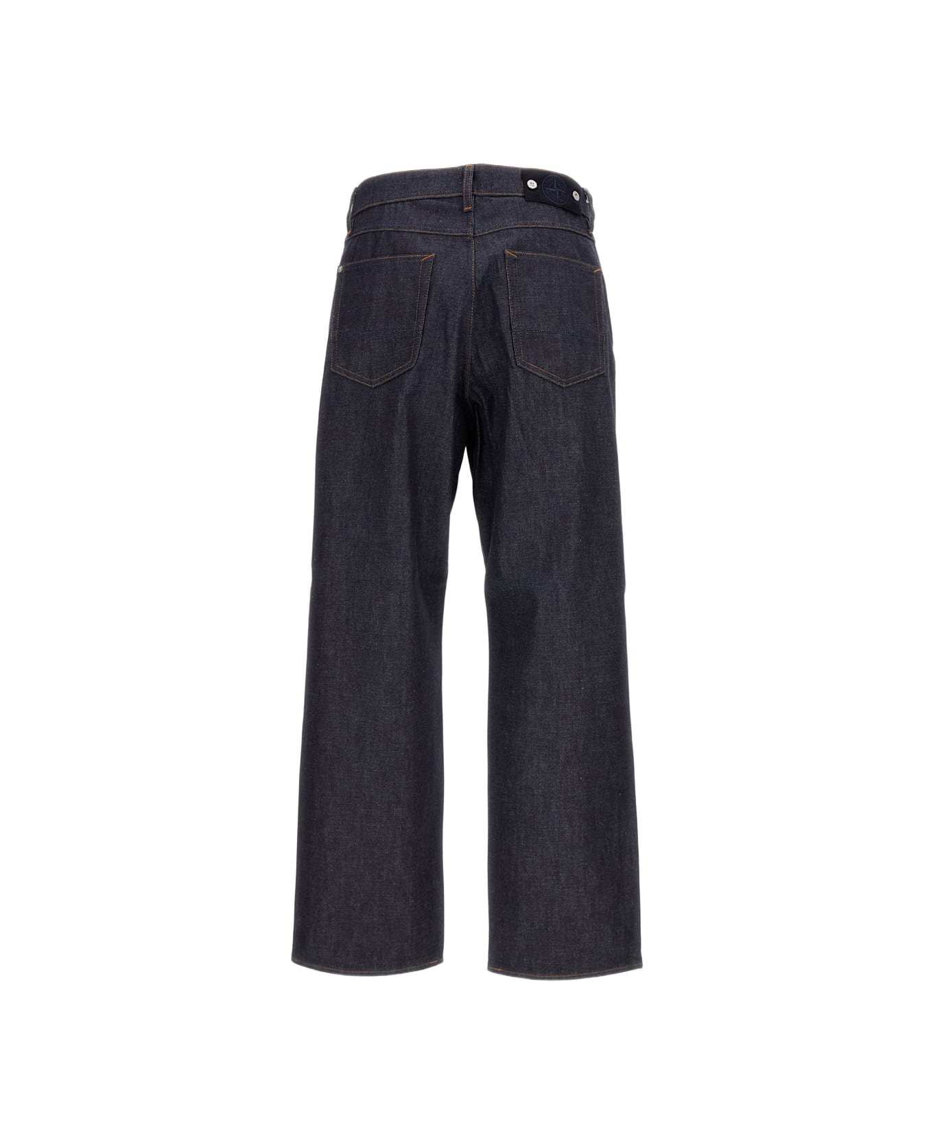 Stone Island Jeans Pantalone Loose - Blue