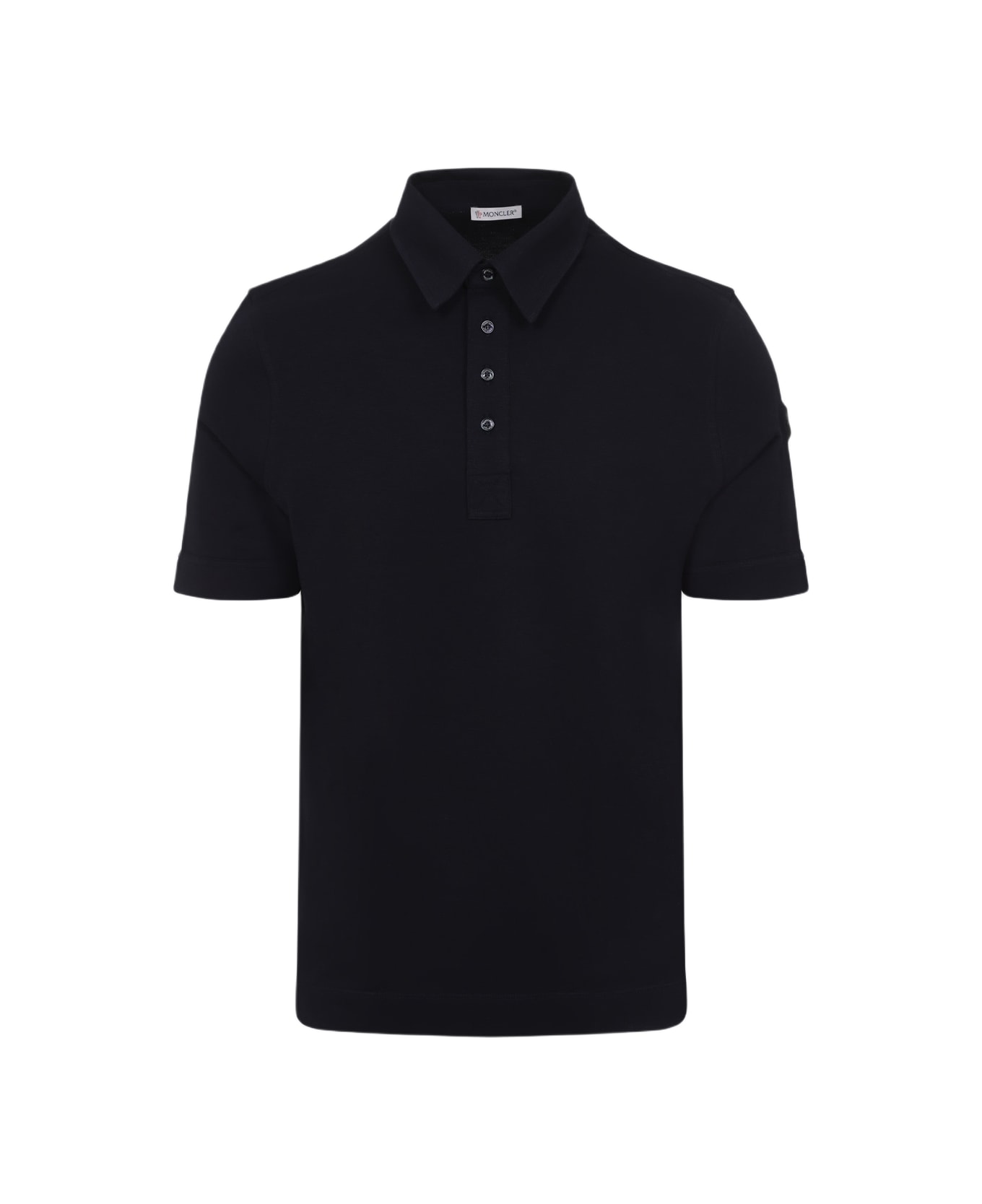 Moncler Ss Polo - Navy