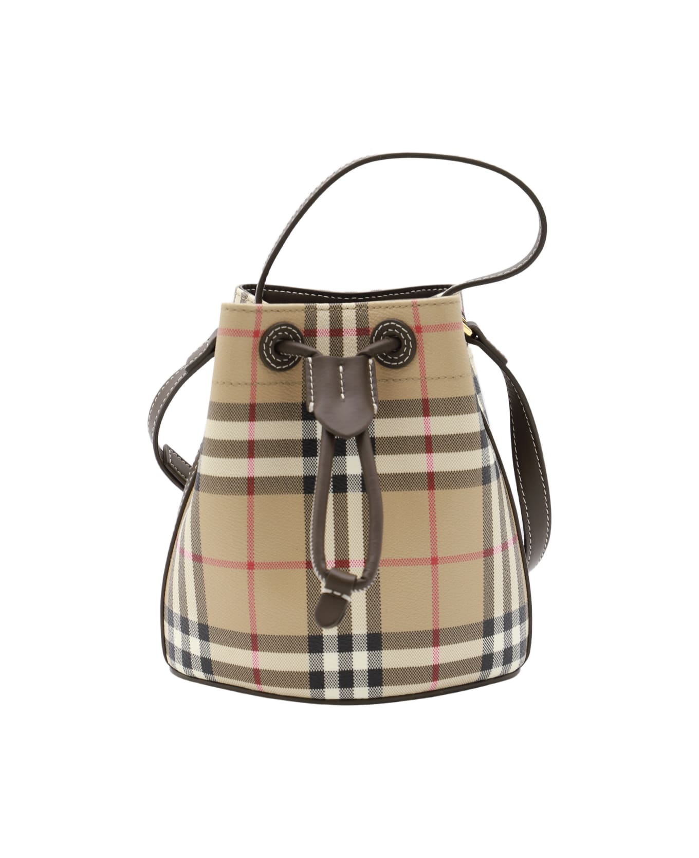 Burberry Vintage Check Mini Bucket Bag - VNTG CHK/MILITARY