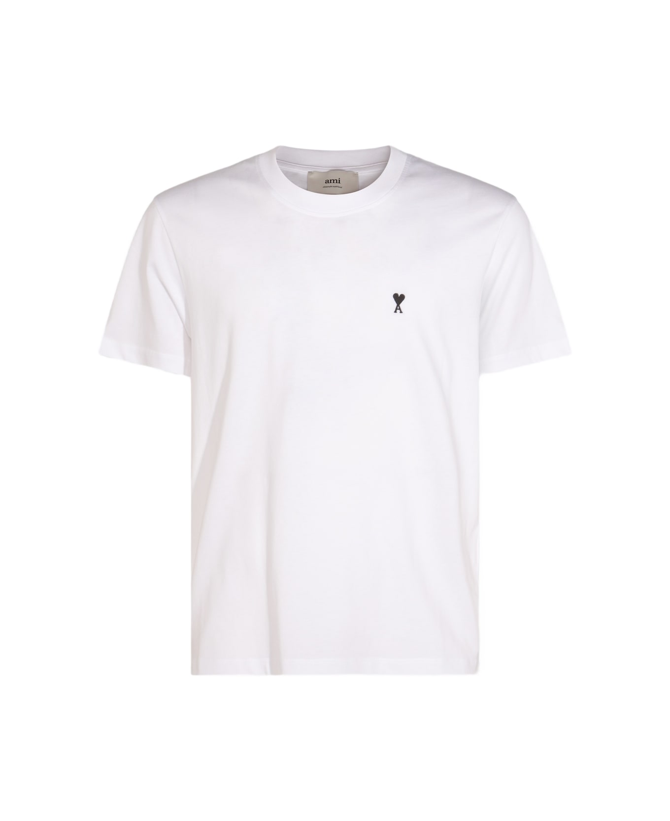Ami Alexandre Mattiussi White Cotton T-shirt - White