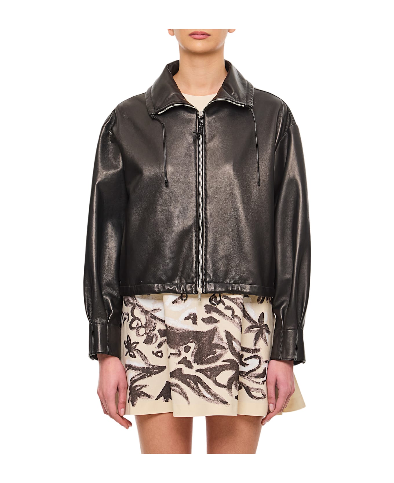 Durazzi Milano Unlined Bomber Jacket - Black