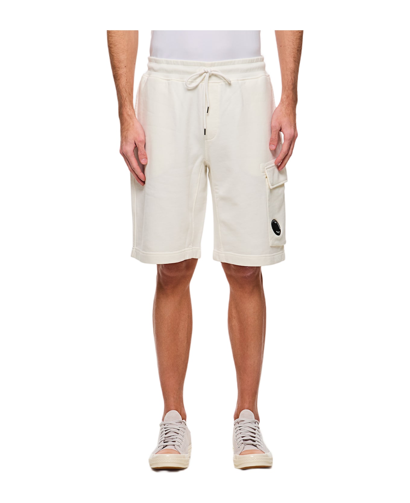 C.P. Company Shorts - Gauze White
