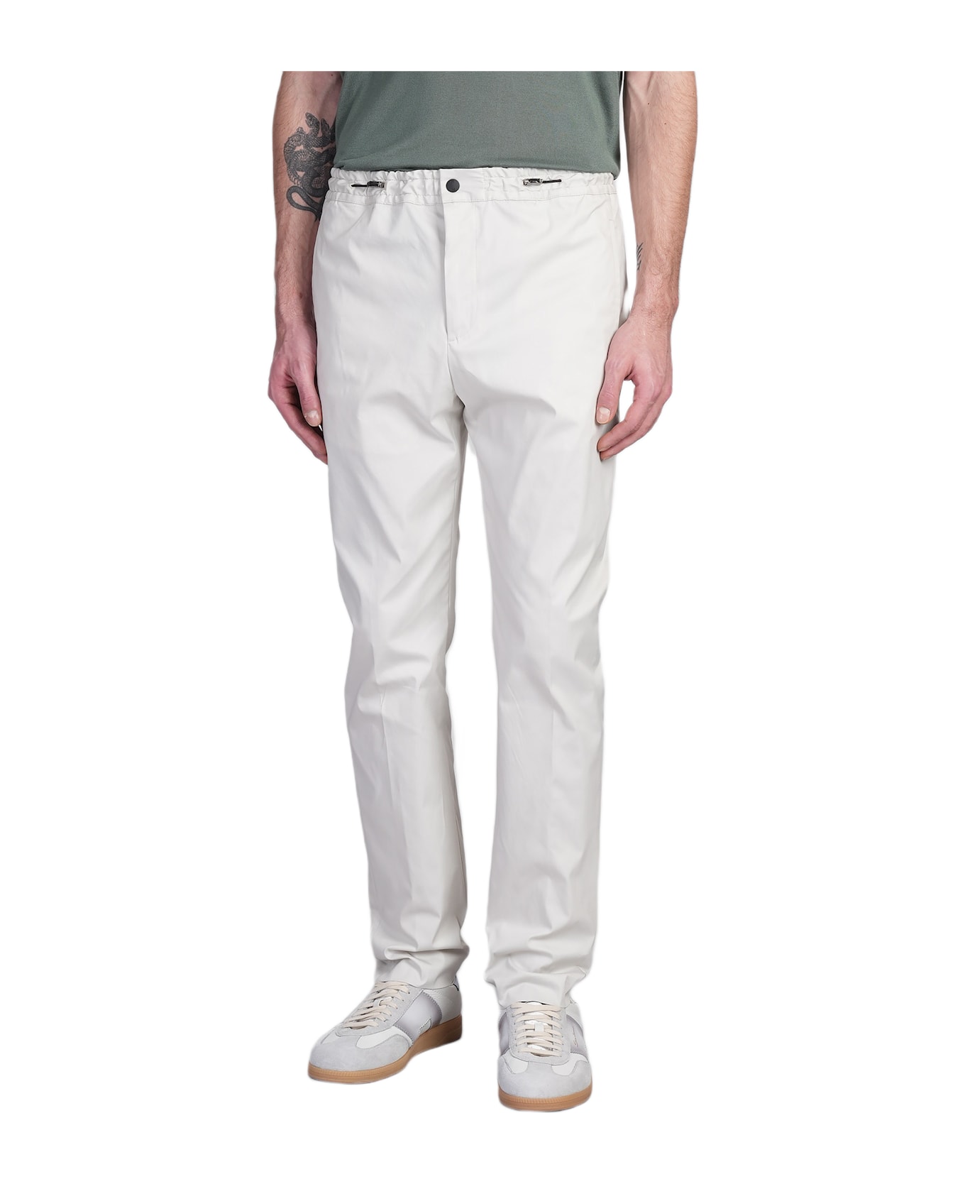 PT Torino Nu15 Pants In Grey Cotton - grey
