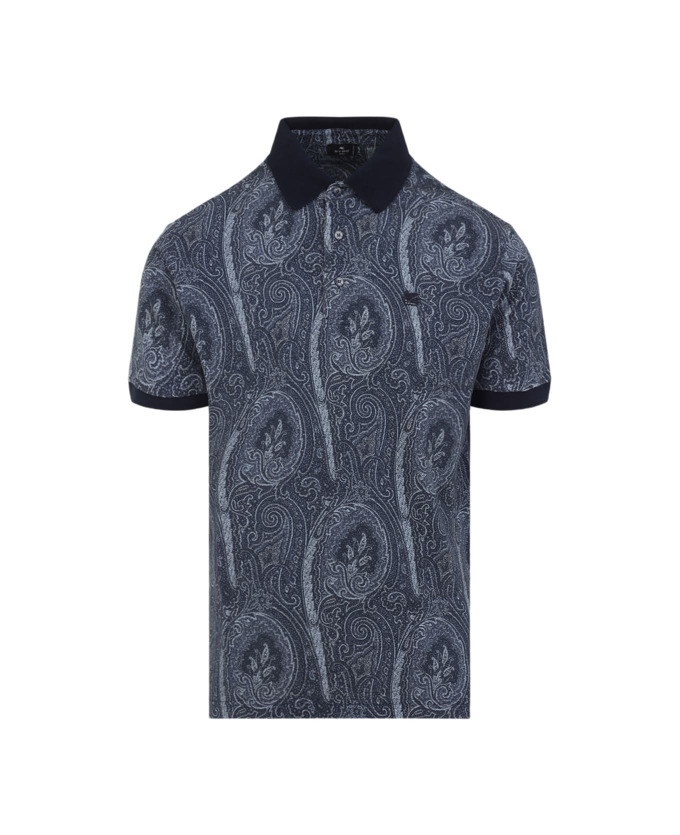 Etro Roma Polo - Stampa F.do Blu
