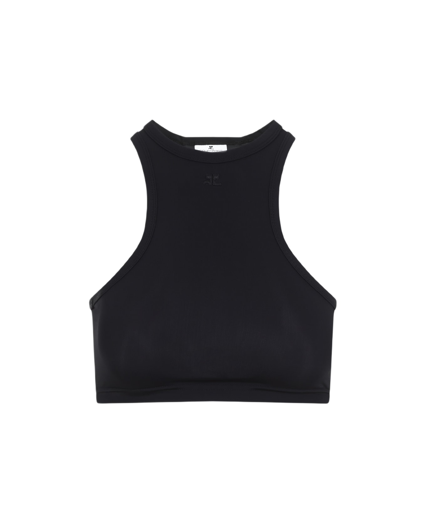 Courrèges Scuba Tech Jersey Bra - Black