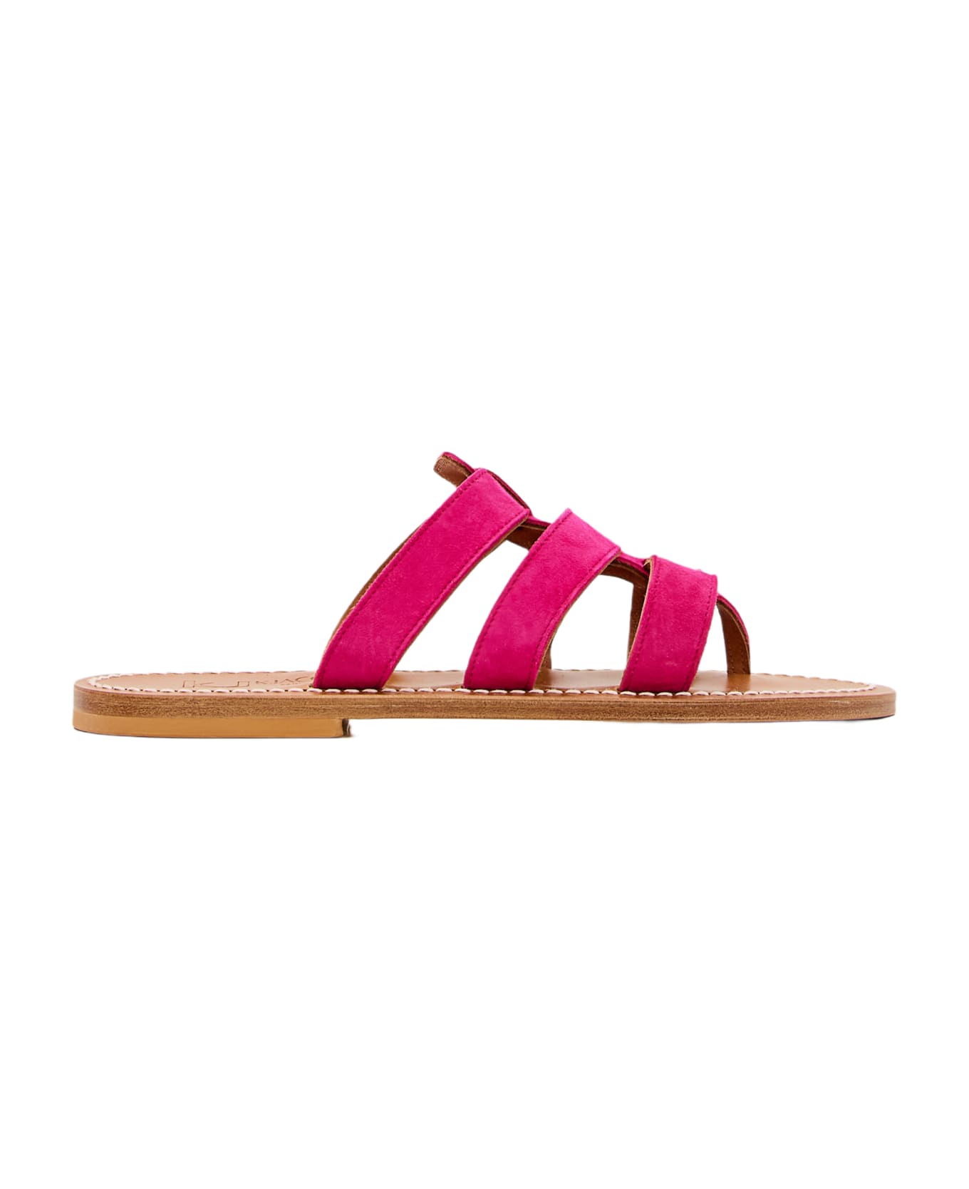 K.Jacques Dolon Leather Sandals - Red サンダル