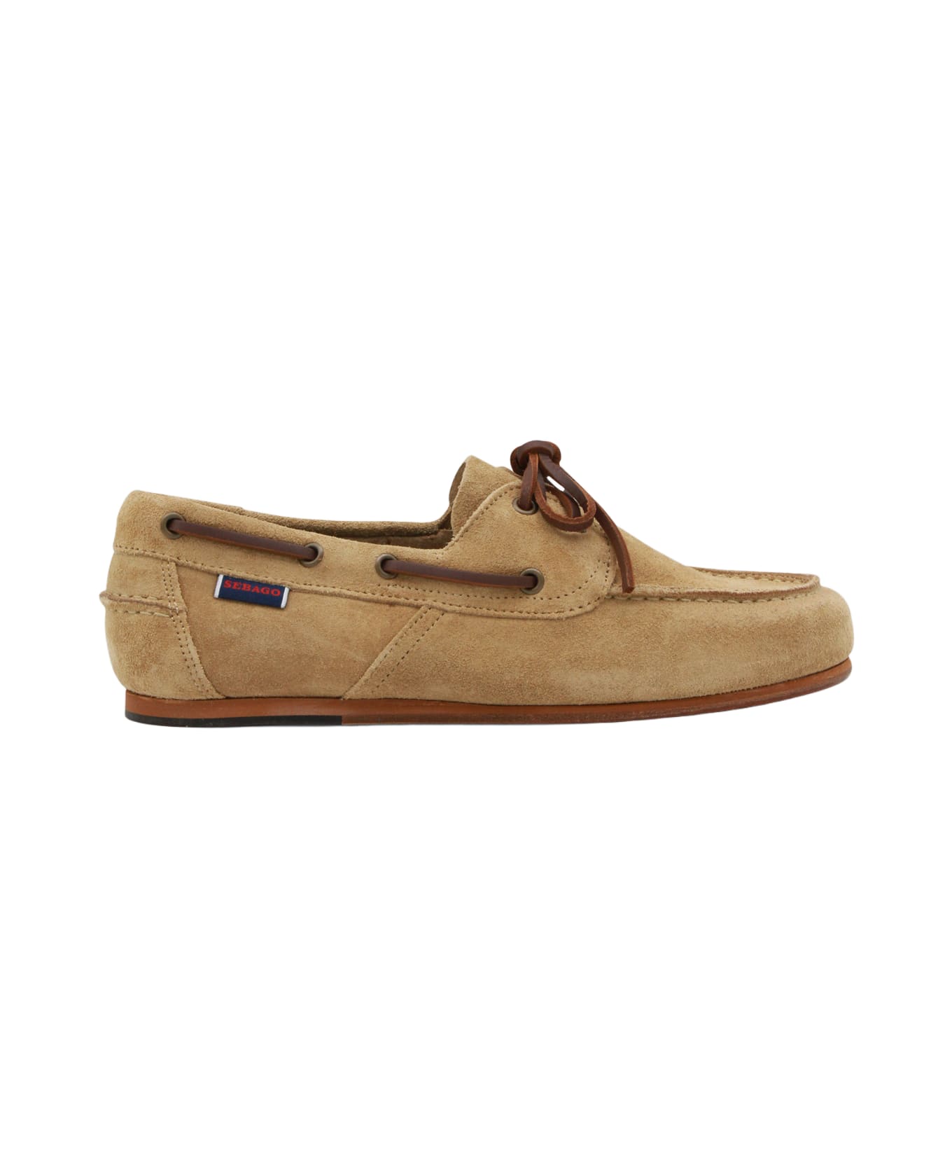 Sebago Beige Camel Suede Owen Loafers - BEIGE CAMEL