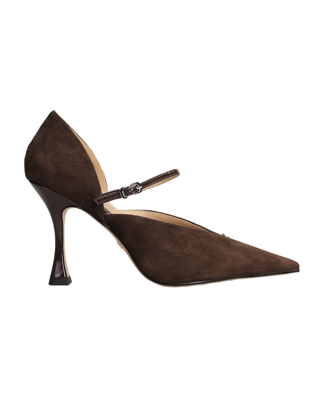 Lola Cruz Pumps In Brown Suede - brown