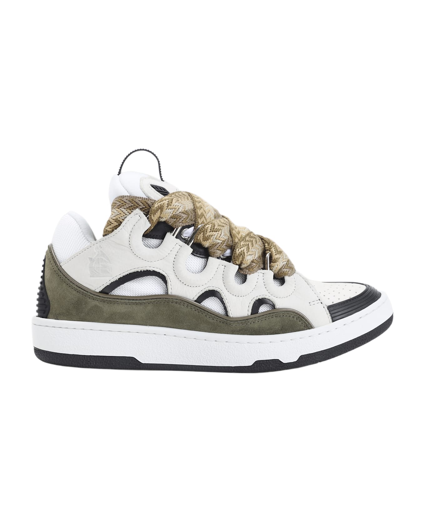Lanvin Curb Sneakers - White Kaki