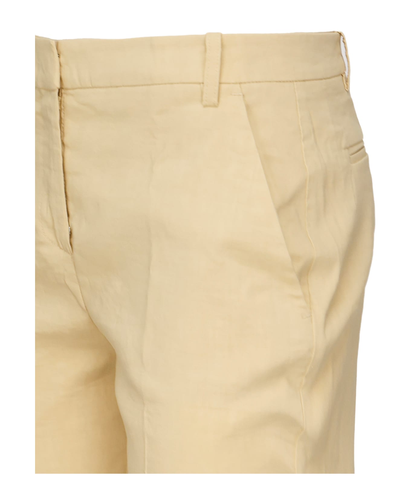 Pinko Bello Stretch Trousers - BUTTER YELLOW