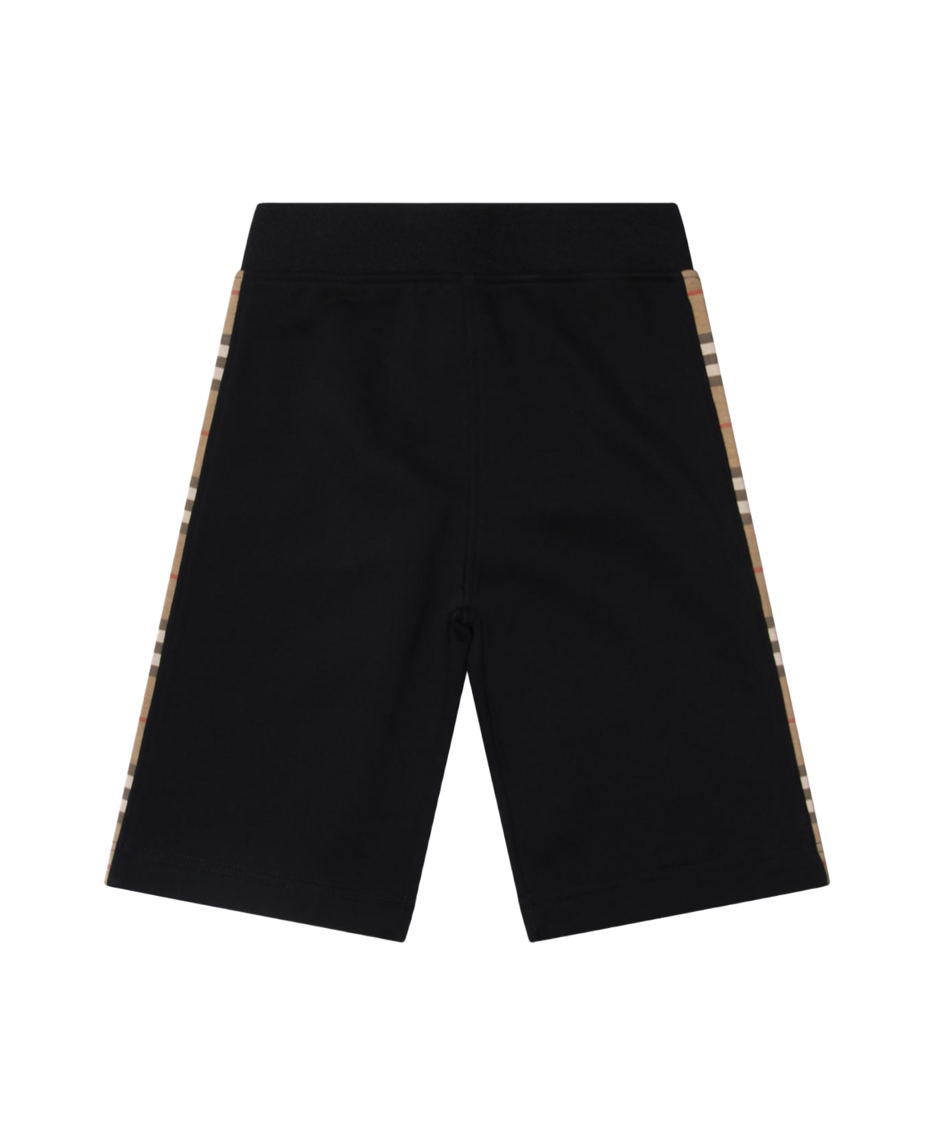 Burberry Black Cotton Shorts - Black
