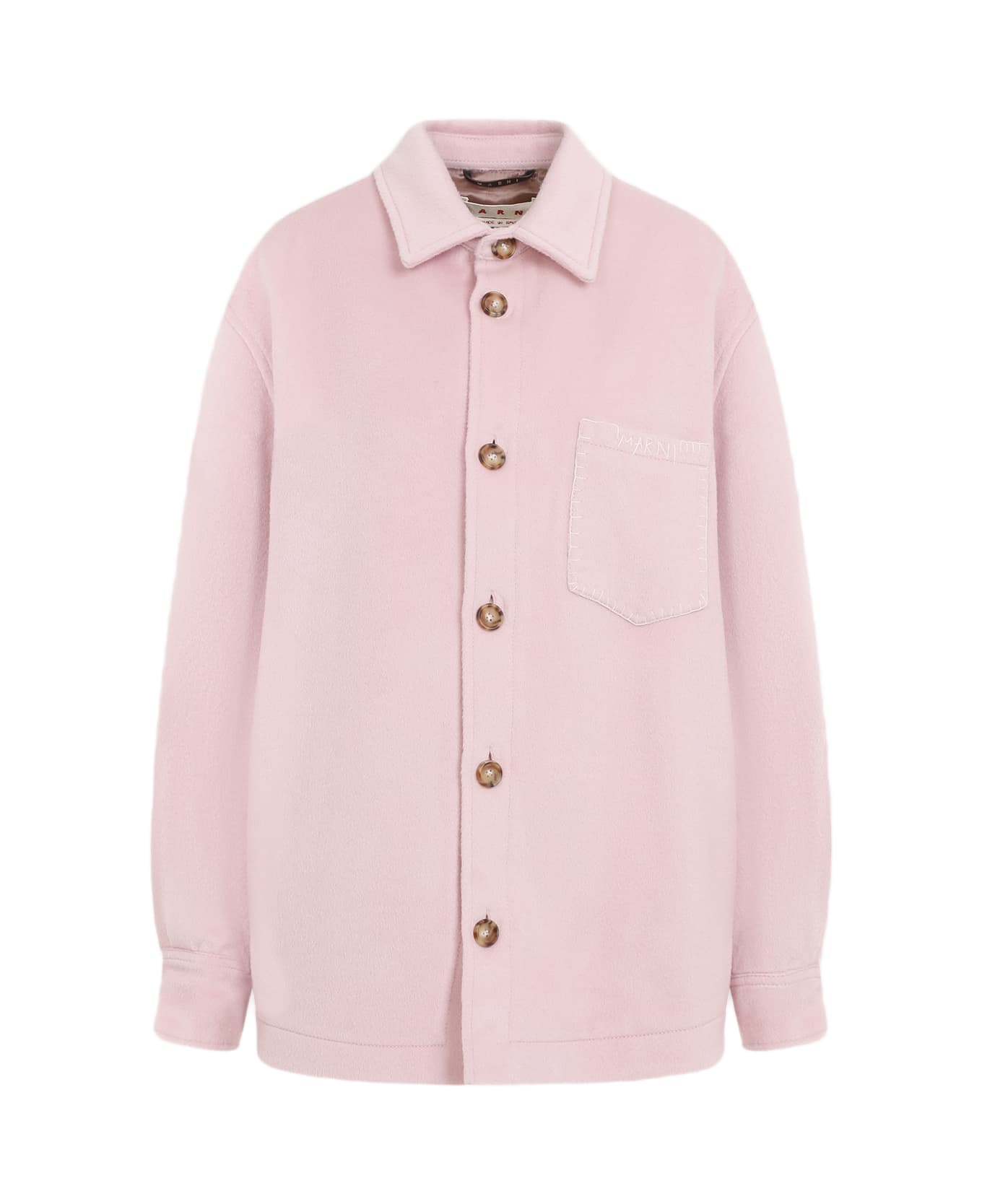 Marni Rose Wool Coat - Antique Rose