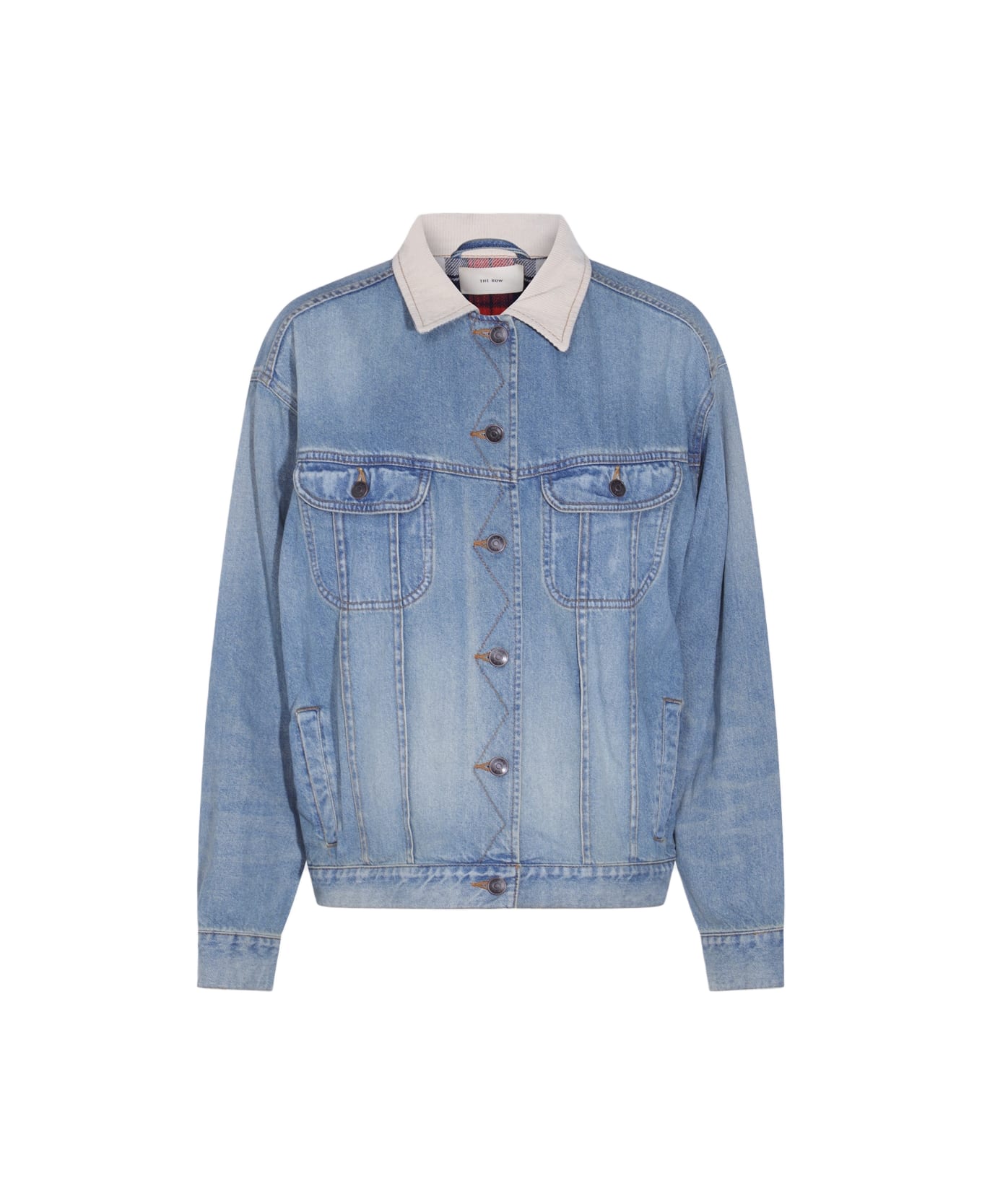 The Row Light Blue Cotton Jorelle Denim Jacket - LIGHT INDIGO