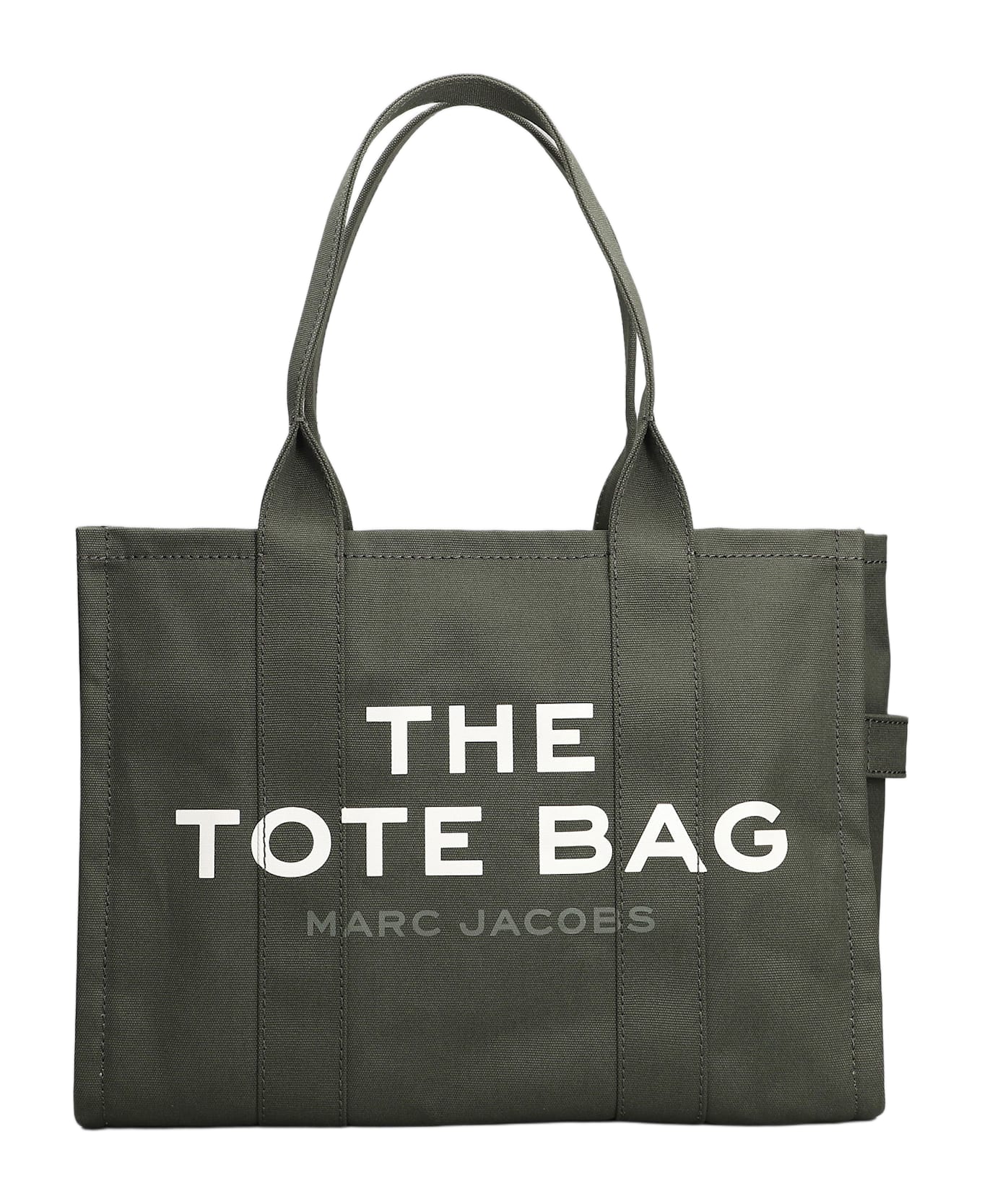 Marc Jacobs The Large Tote Tote In Green Cotton - green