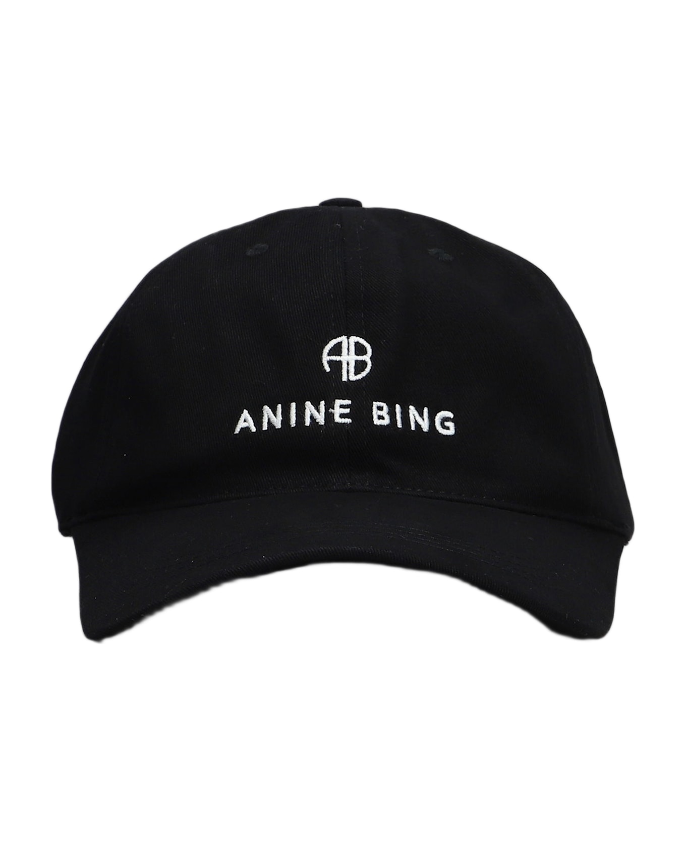Anine Bing Jeremy Hats In Black Cotton - black