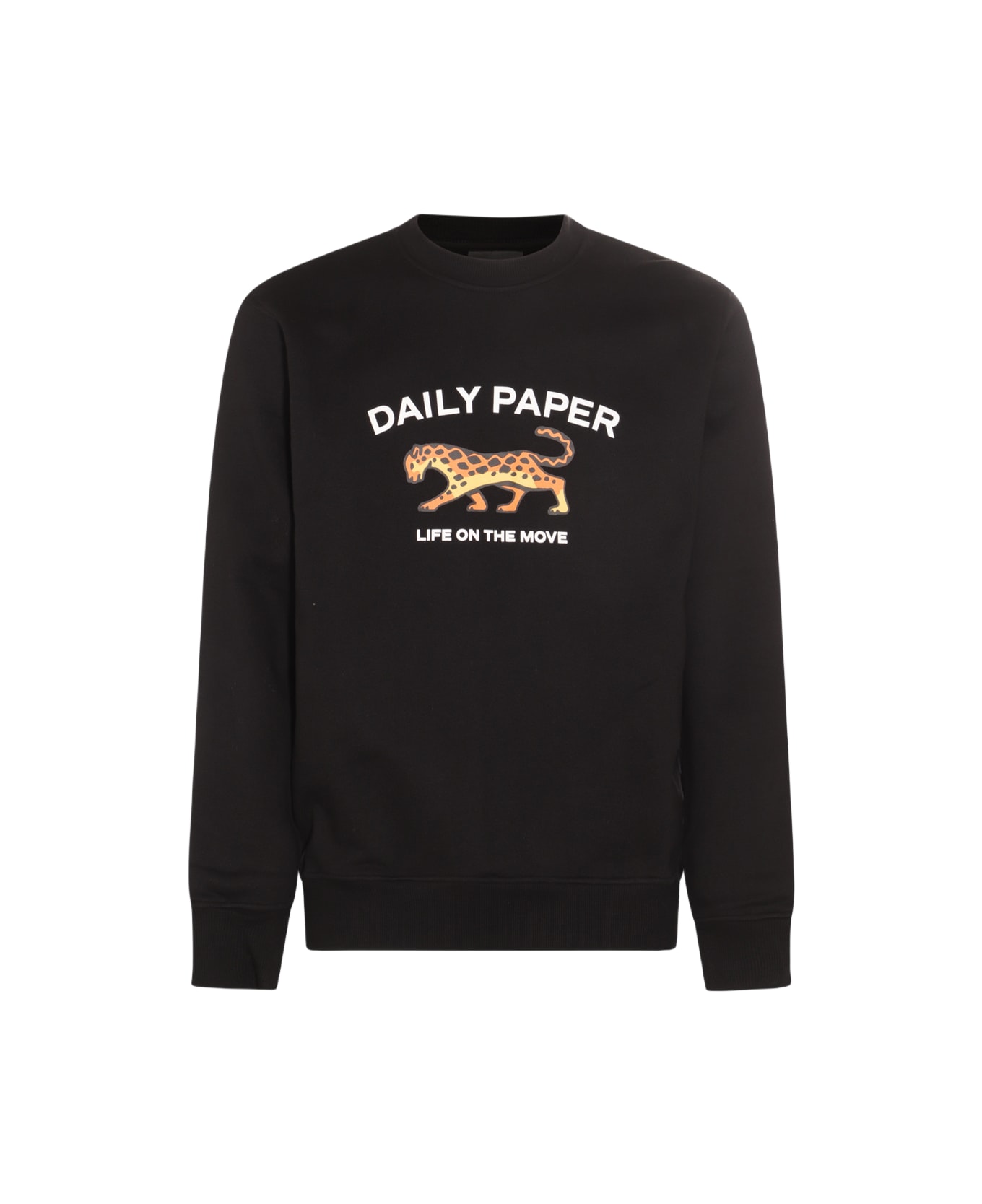 Daily Paper Black Cotton Sweatshirt - Black