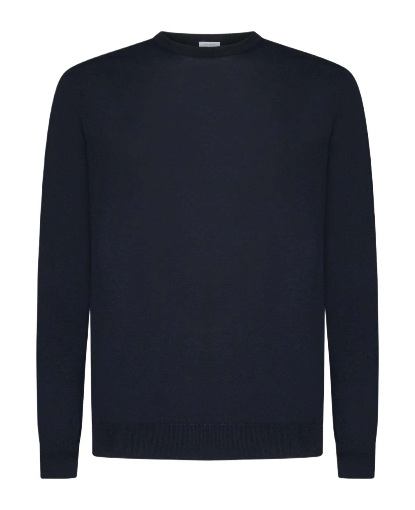 Malo Cotton Sweater - Blu Diesel