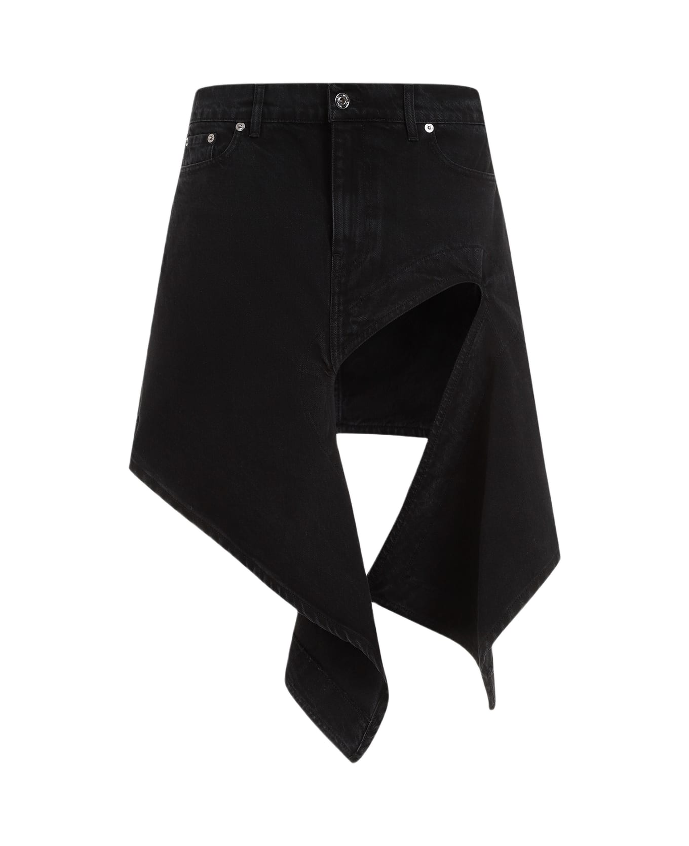 Y/Project Evergreen Cut-out Mini Skirt - Evergreen Black